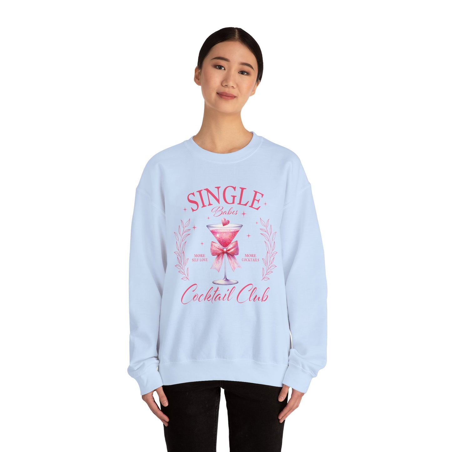 Single Babes Cocktail Club Unisex Heavy Blend™ Crewneck Sweatshirt