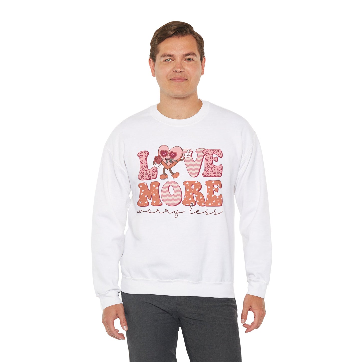 Love More Unisex Heavy Blend™ Crewneck Sweatshirt
