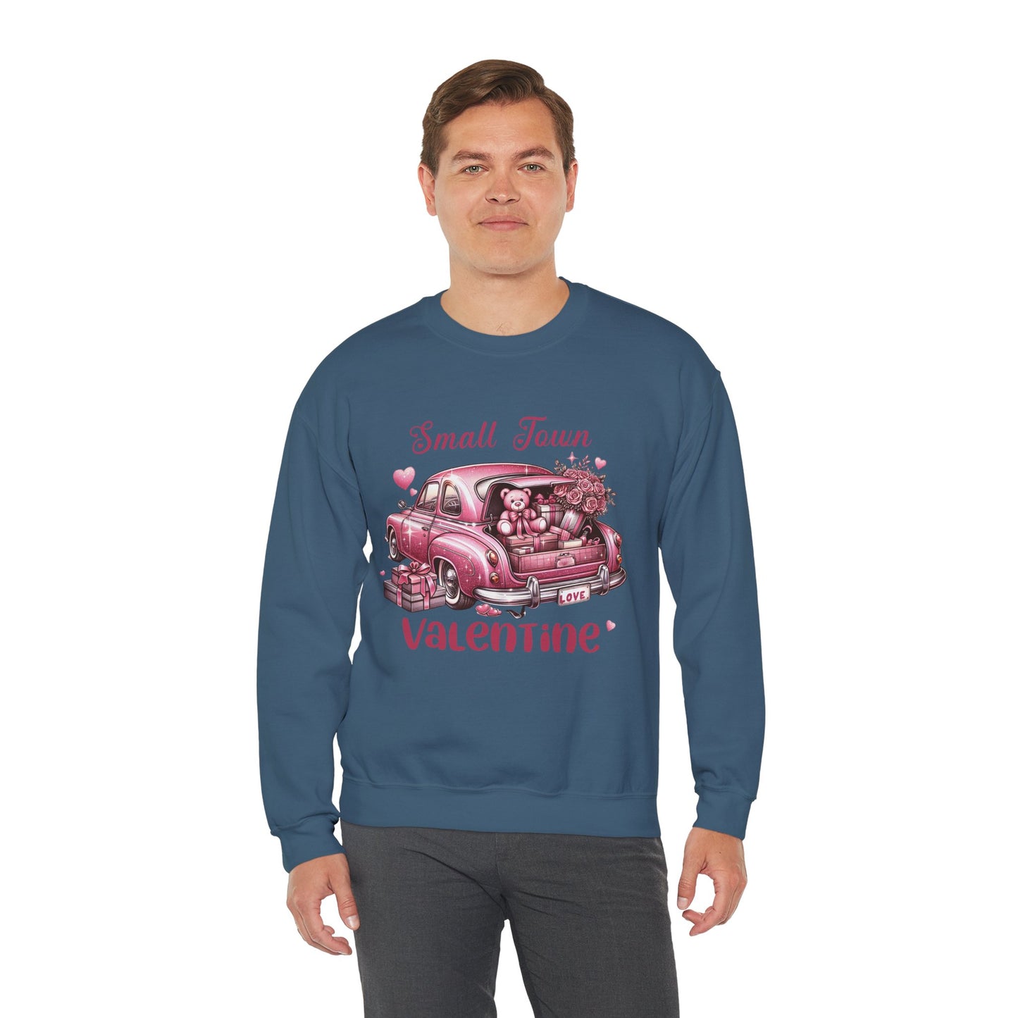 Small Town Valentine Unisex Heavy Blend™ Crewneck Sweatshirt