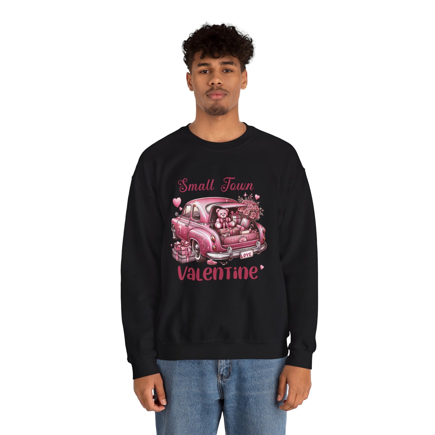Small Town Valentine Unisex Heavy Blend™ Crewneck Sweatshirt