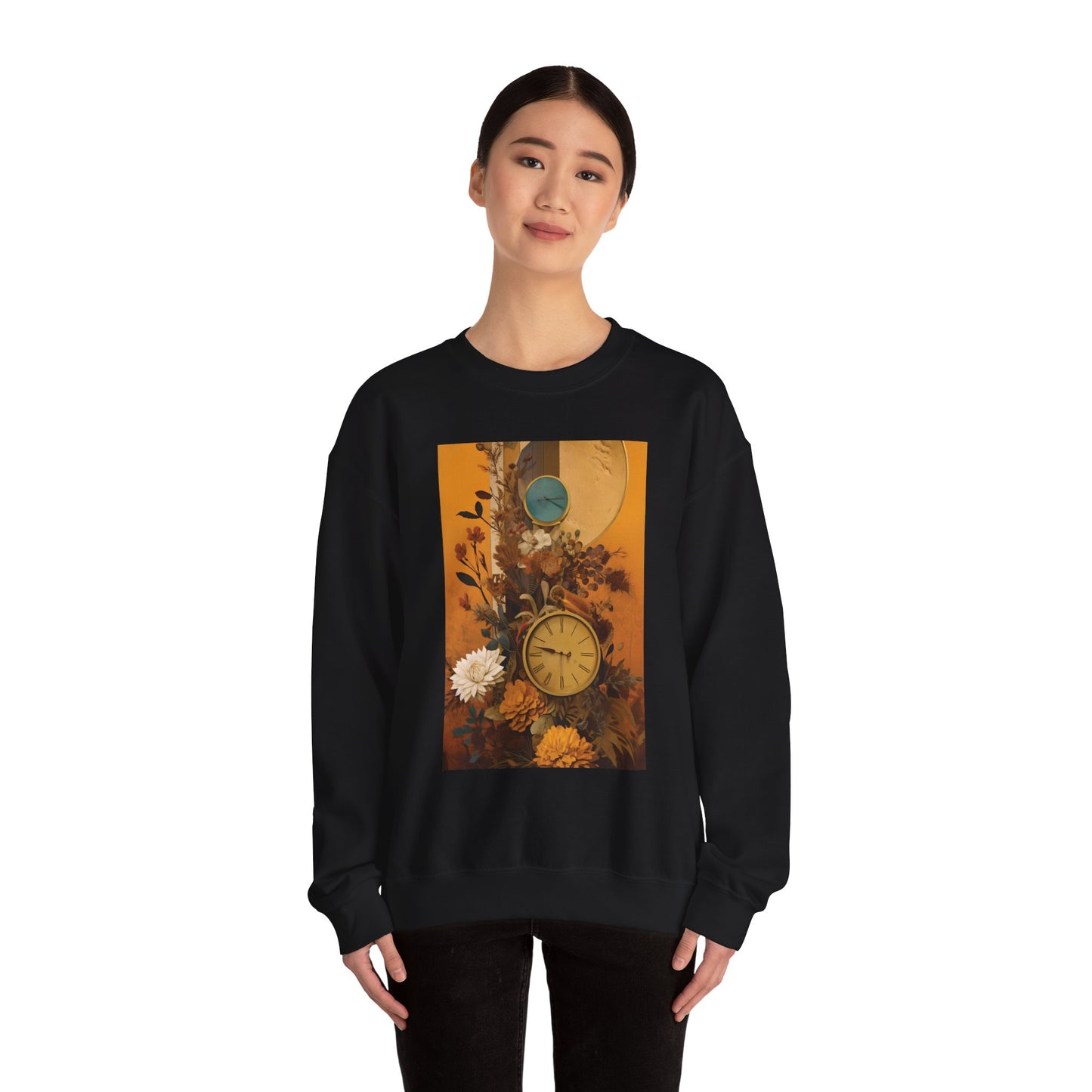 People, Time & Style: A Retro Journey Unisex Heavy Blend™ Crewneck Sweatshirt