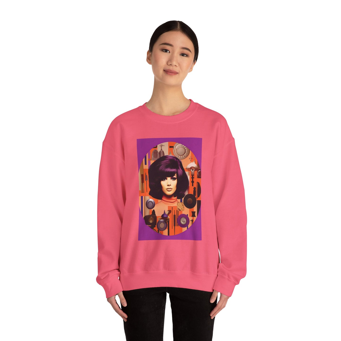 Purple Hue Unisex Heavy Blend™ Crewneck Sweatshirt