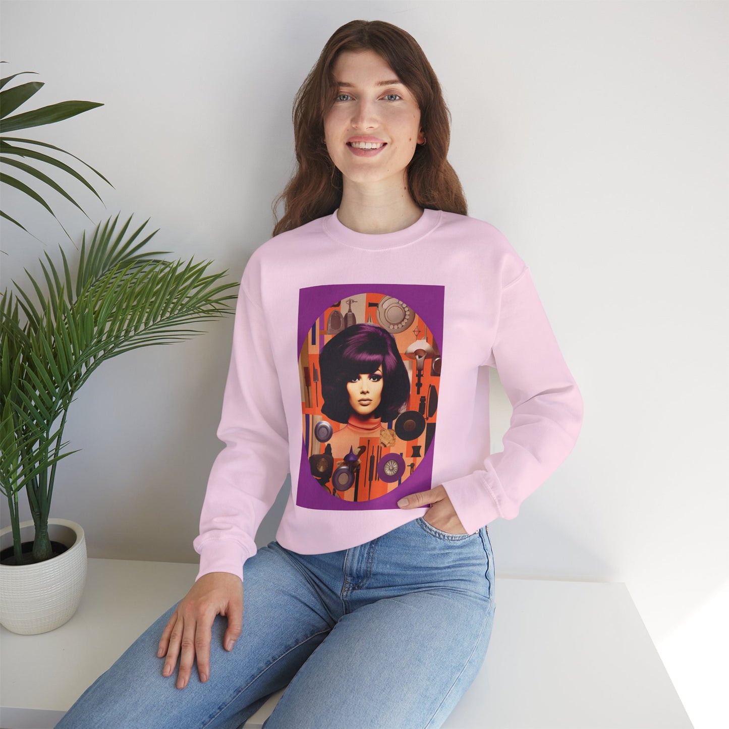 Purple Hue Unisex Heavy Blend™ Crewneck Sweatshirt