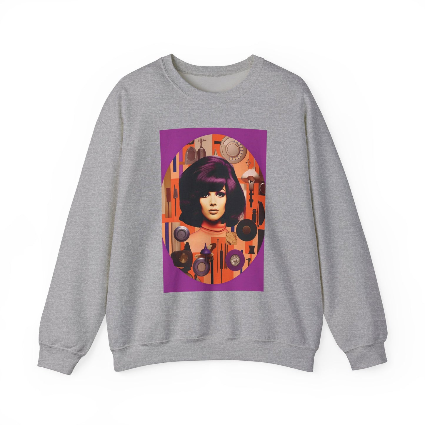 Purple Hue Unisex Heavy Blend™ Crewneck Sweatshirt