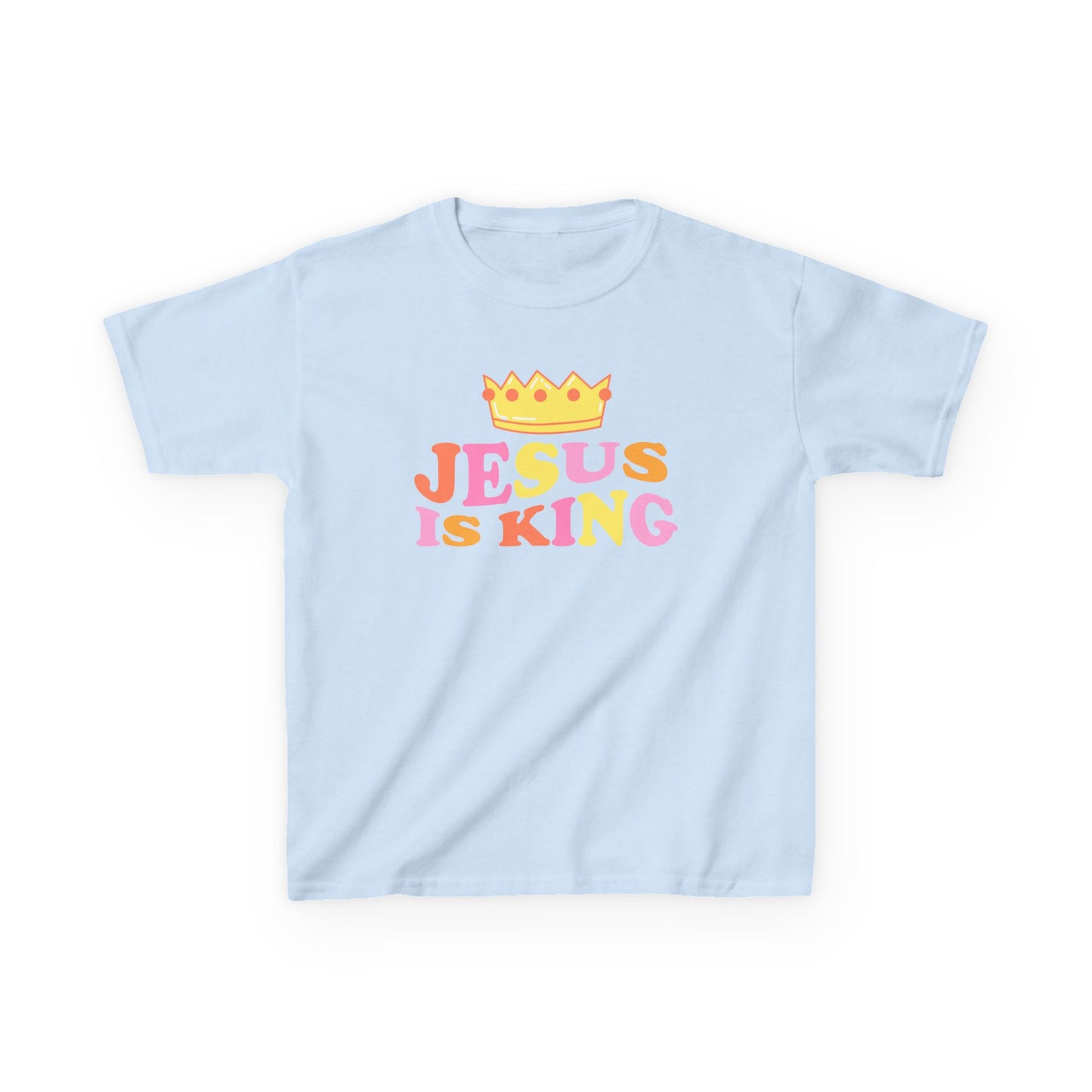 Jesus Is King Kids Heavy Cotton™ Tee