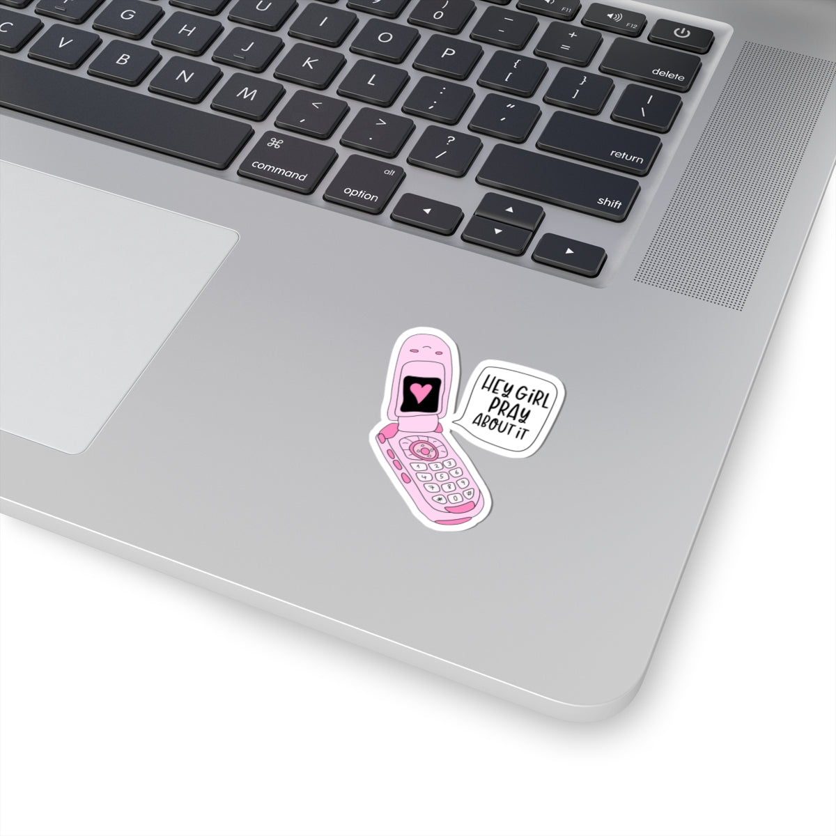 Hey Girl Pray About It Kiss-Cut Stickers