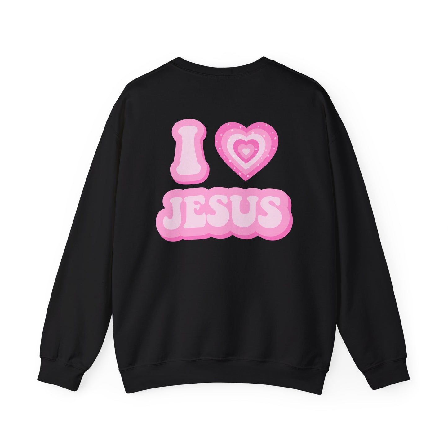 I 💗 Jesus Unisex Heavy Blend™ Crewneck Sweatshirt