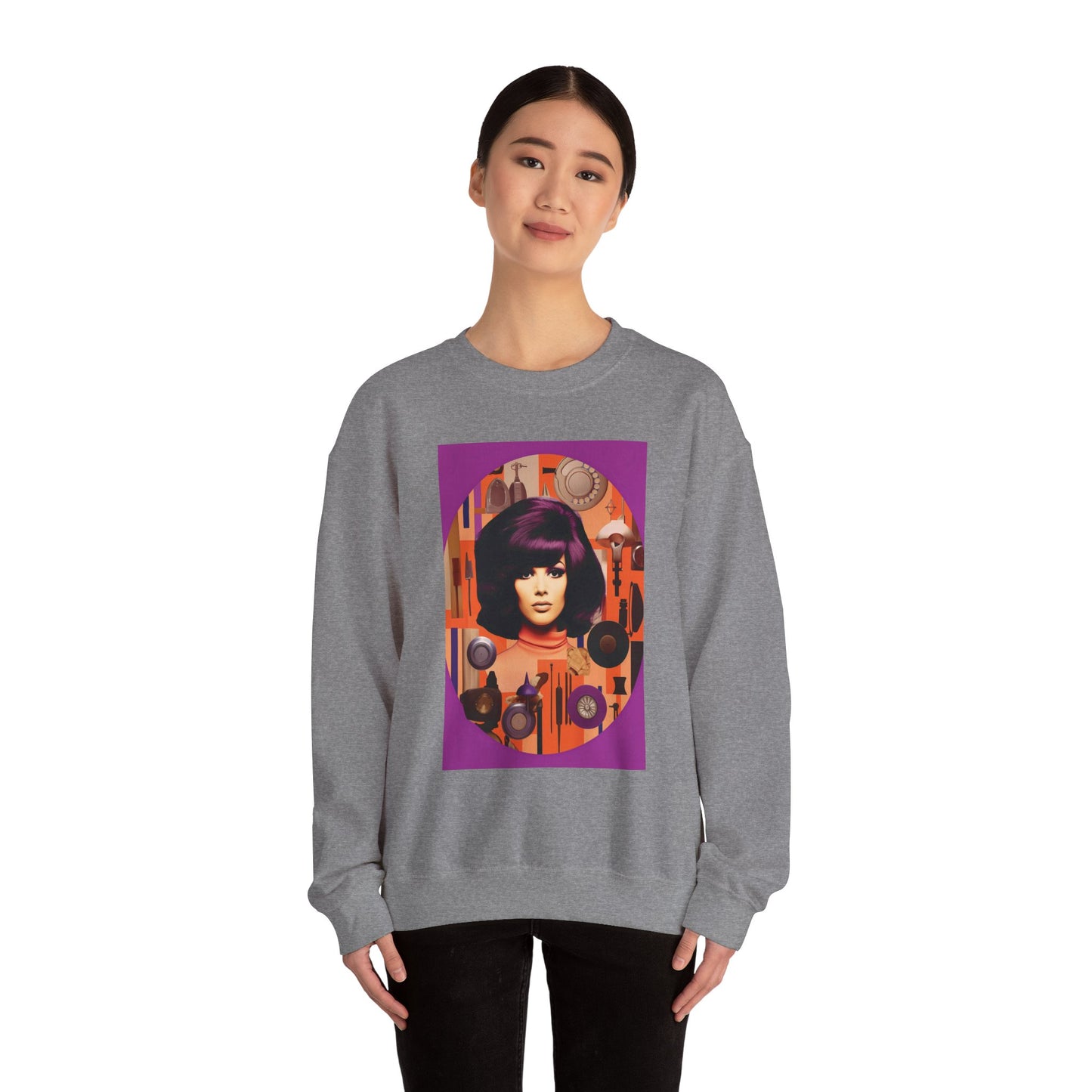 Purple Hue Unisex Heavy Blend™ Crewneck Sweatshirt
