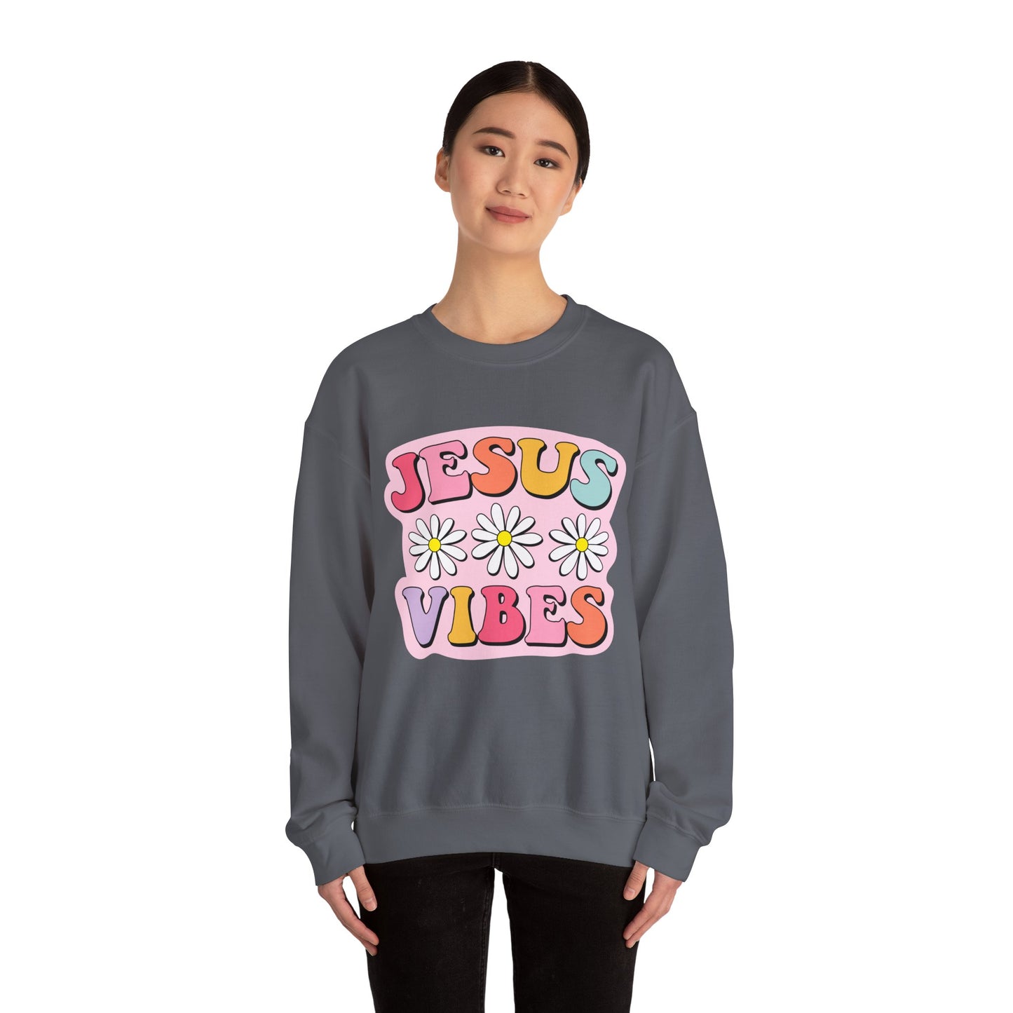 Jesus Vibes Unisex Heavy Blend™ Crewneck Sweatshirt