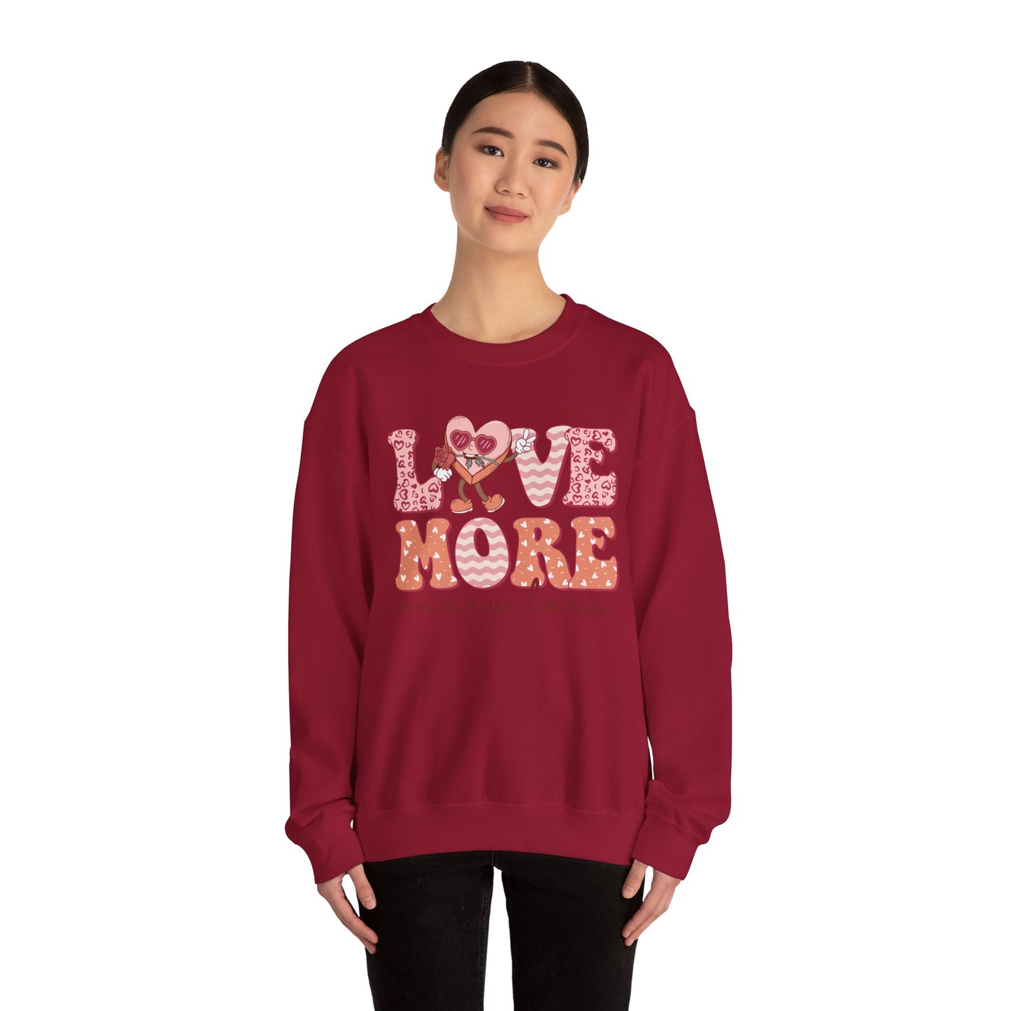 Love More Unisex Heavy Blend™ Crewneck Sweatshirt