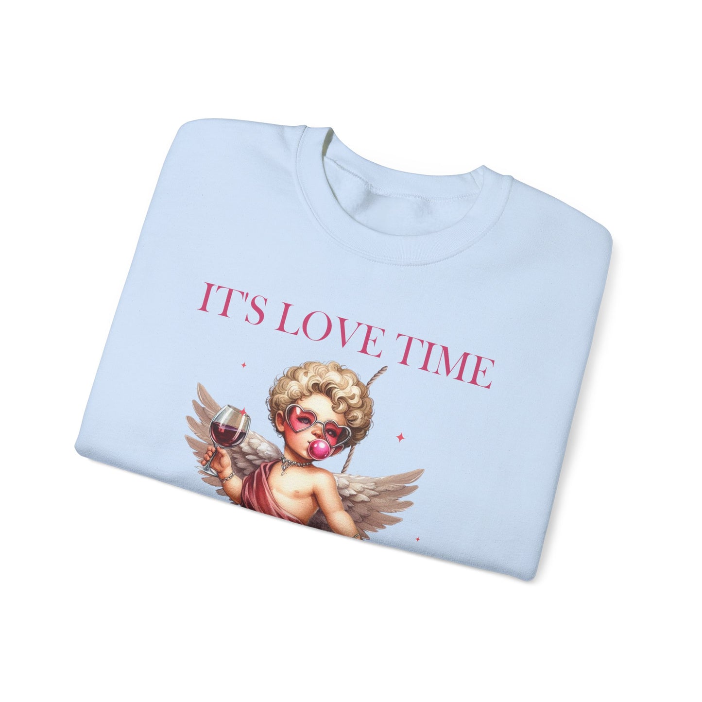 It’s Love Time Unisex Heavy Blend™ Crewneck Sweatshirt