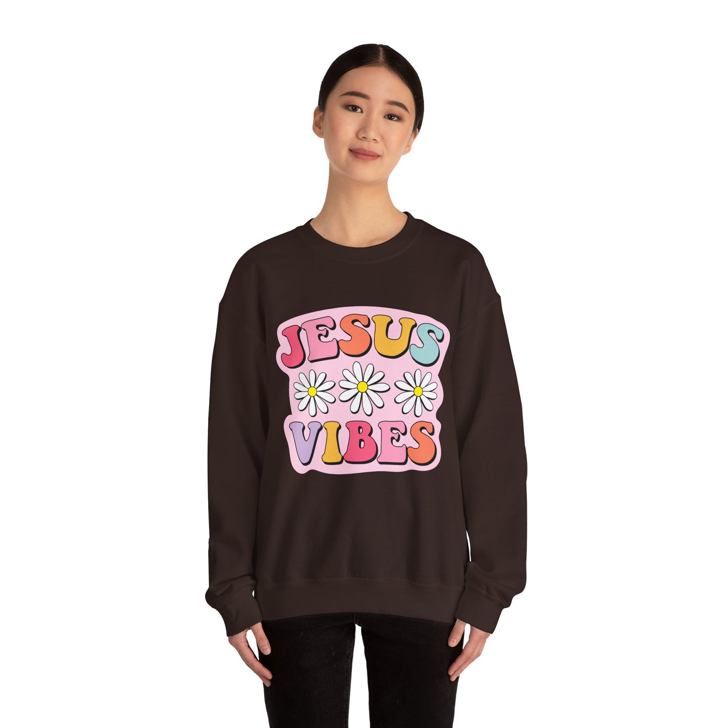 Jesus Vibes Unisex Heavy Blend™ Crewneck Sweatshirt
