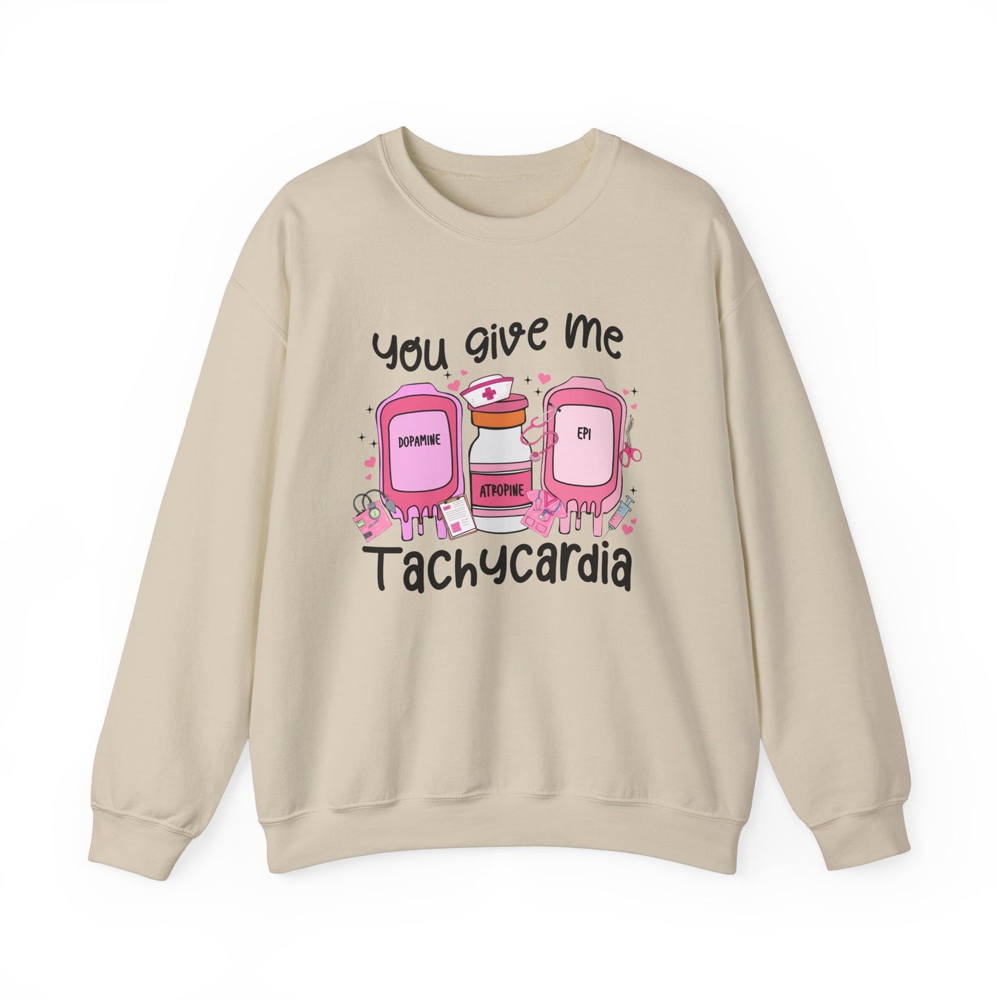 You Give Me Tachycardia Unisex Heavy Blend™ Crewneck Sweatshirt
