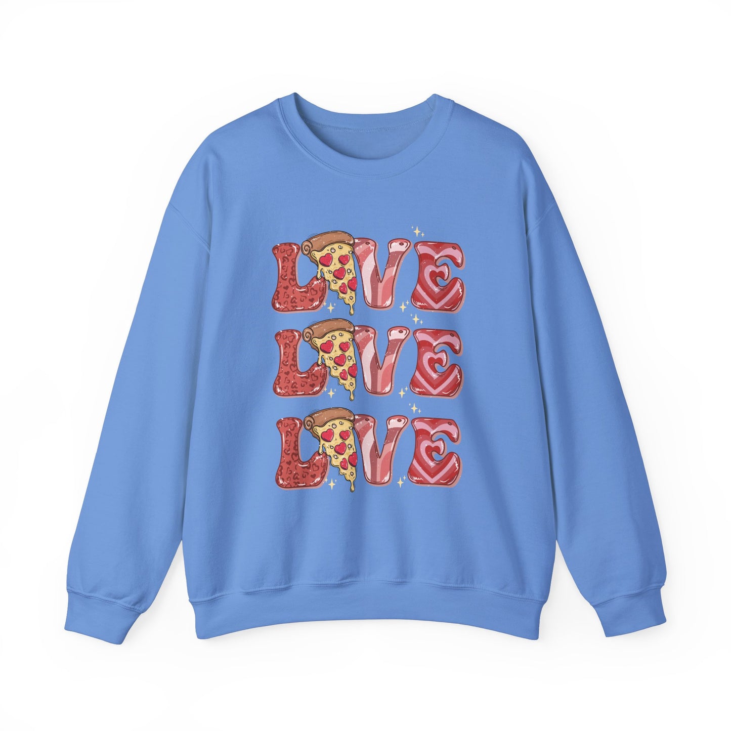 PIZZA Love Unisex Heavy Blend™ Crewneck Sweatshirt
