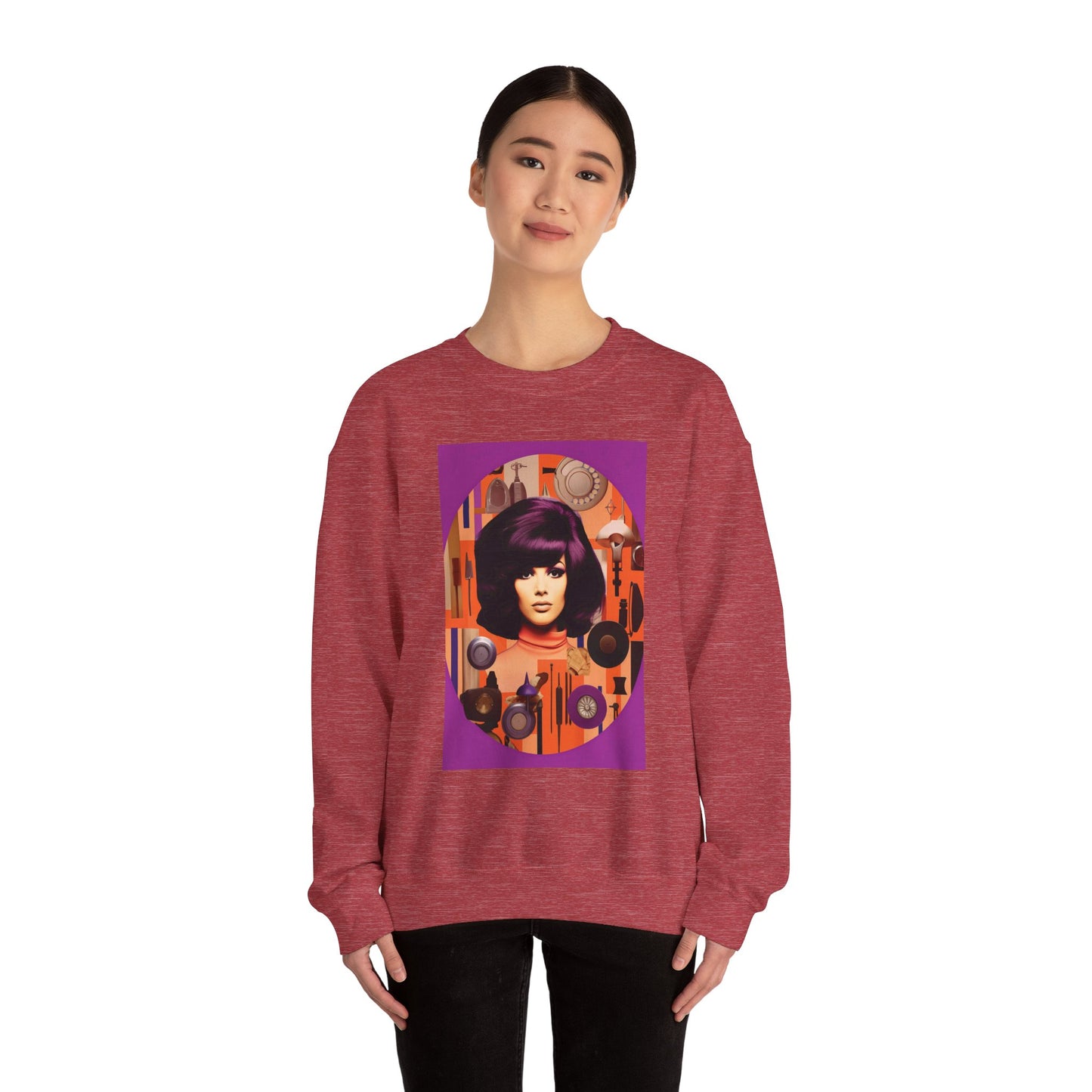 Purple Hue Unisex Heavy Blend™ Crewneck Sweatshirt
