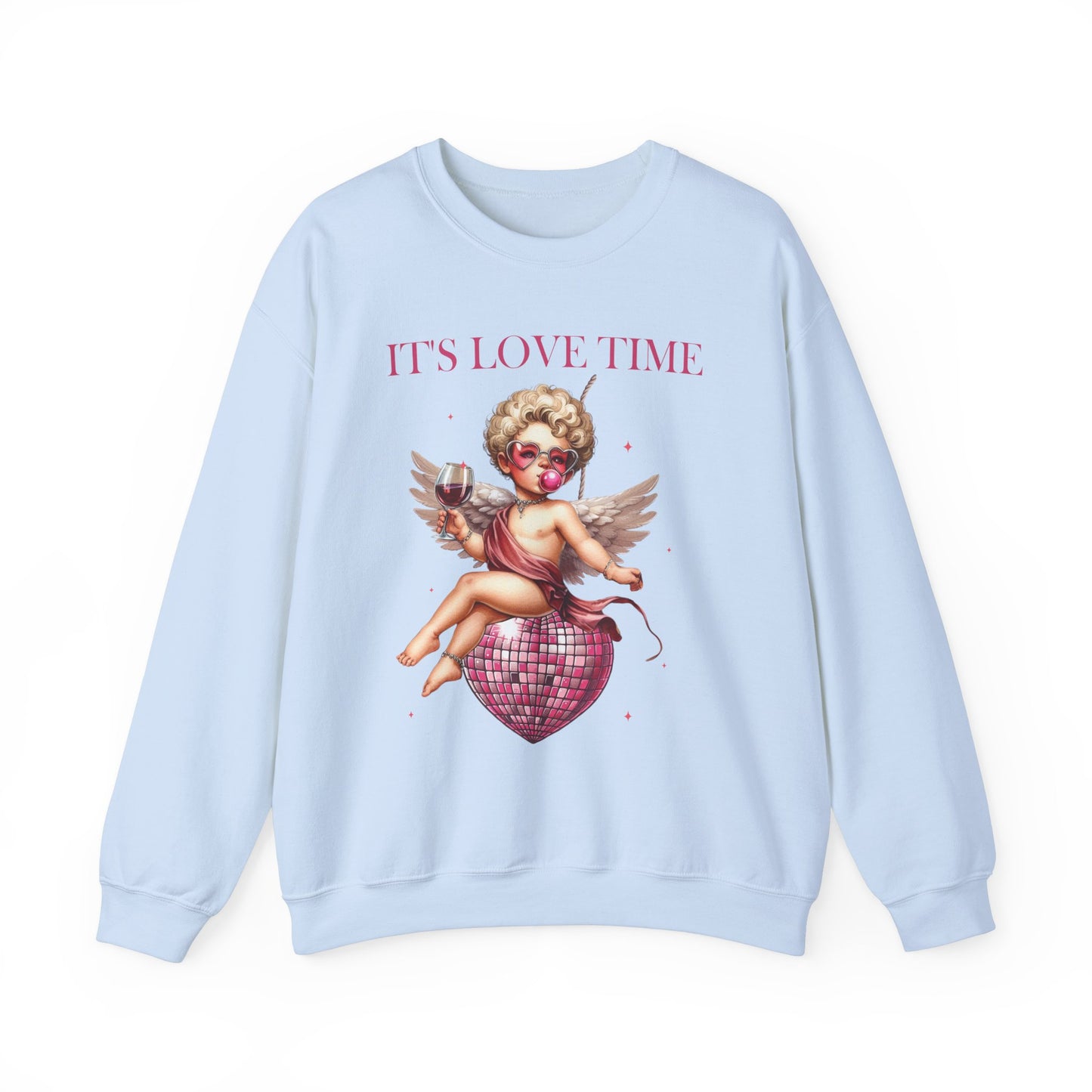 It’s Love Time Unisex Heavy Blend™ Crewneck Sweatshirt