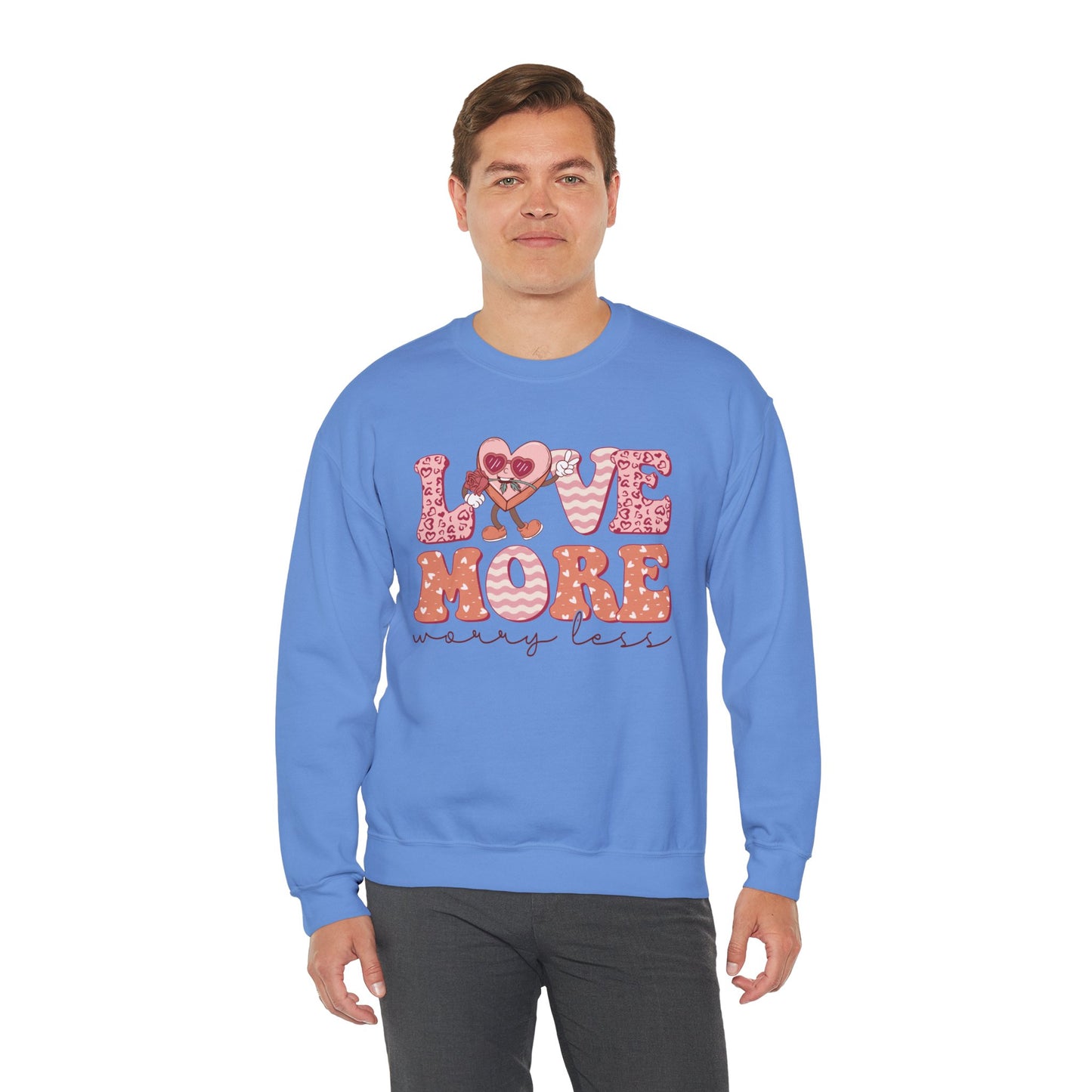 Love More Unisex Heavy Blend™ Crewneck Sweatshirt