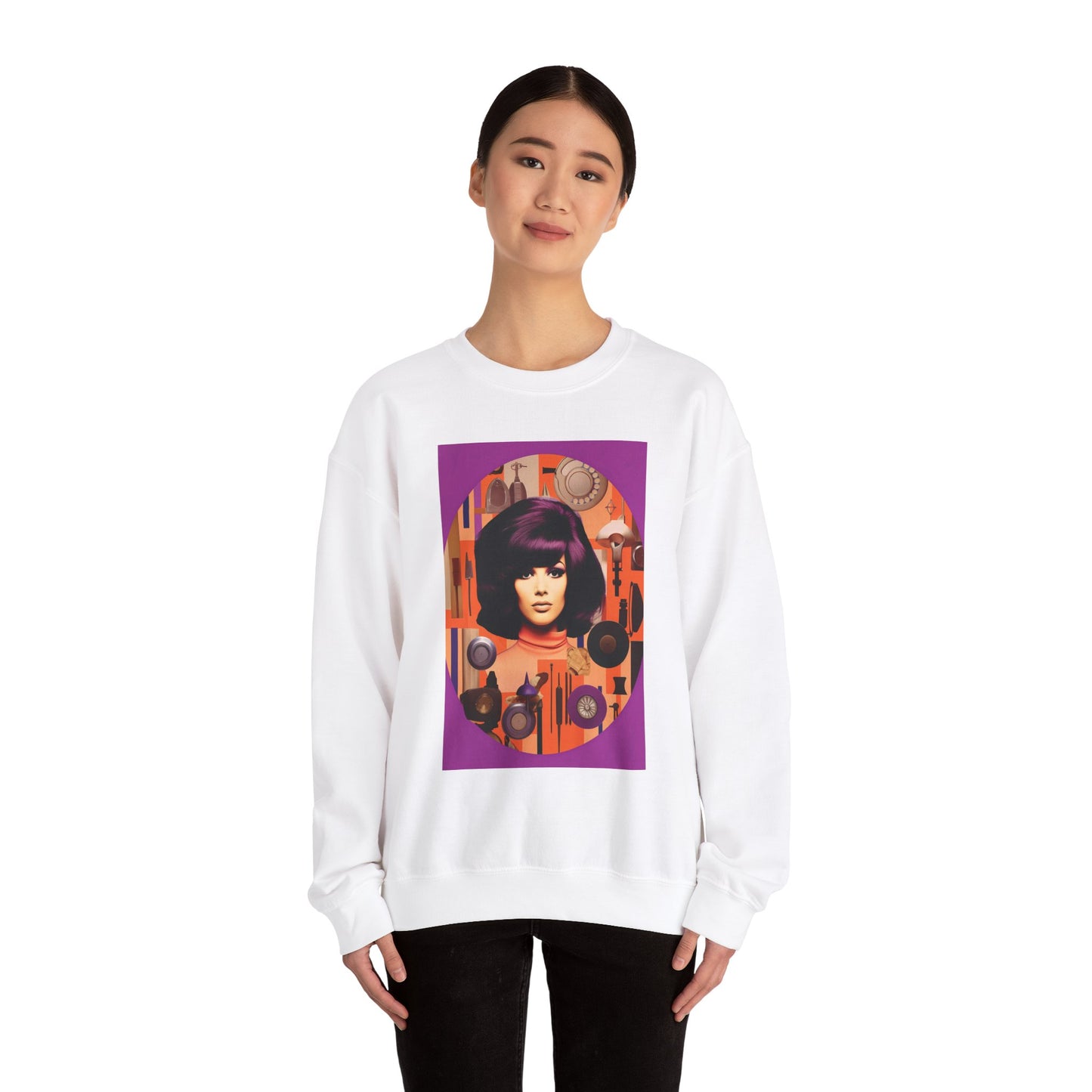Purple Hue Unisex Heavy Blend™ Crewneck Sweatshirt