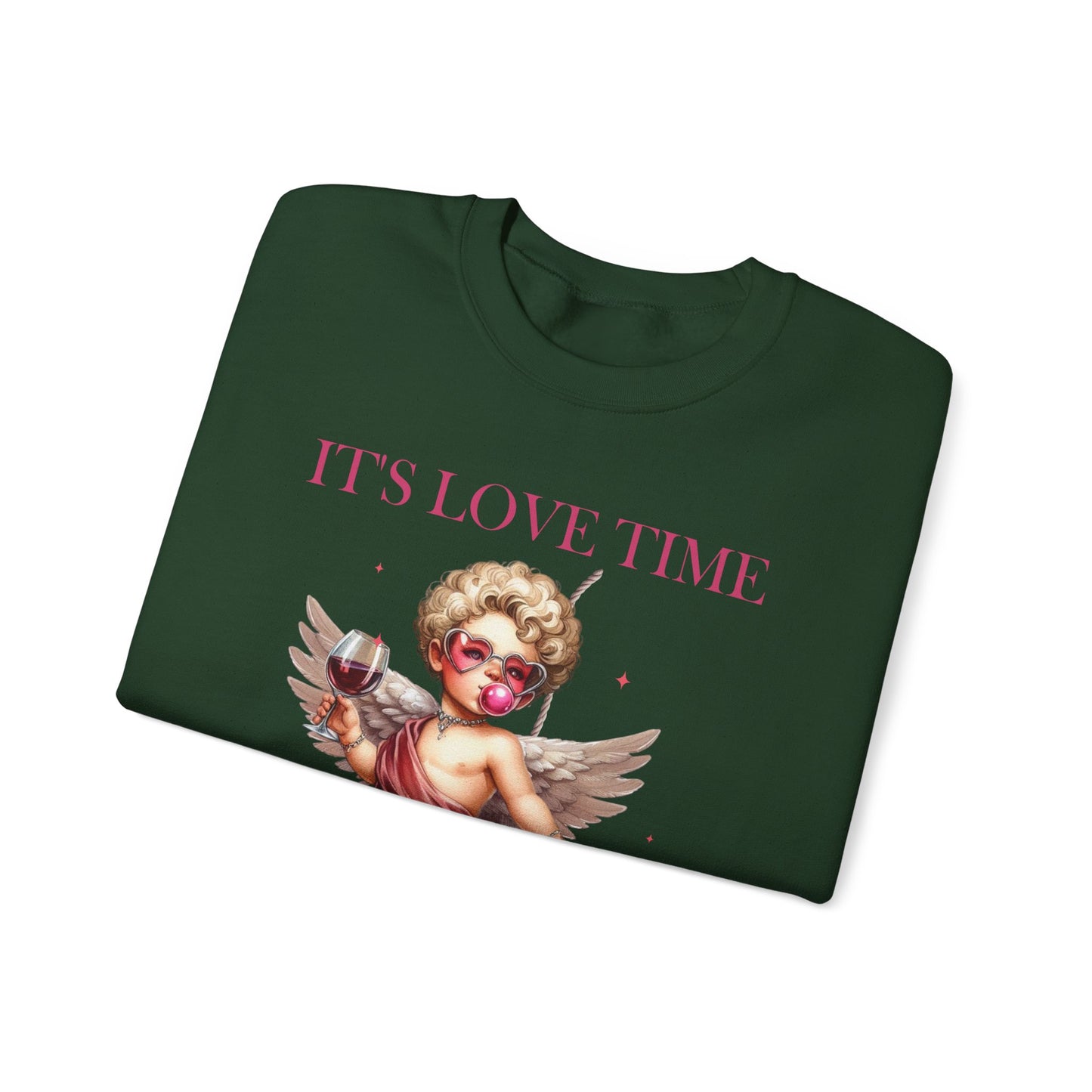 It’s Love Time Unisex Heavy Blend™ Crewneck Sweatshirt