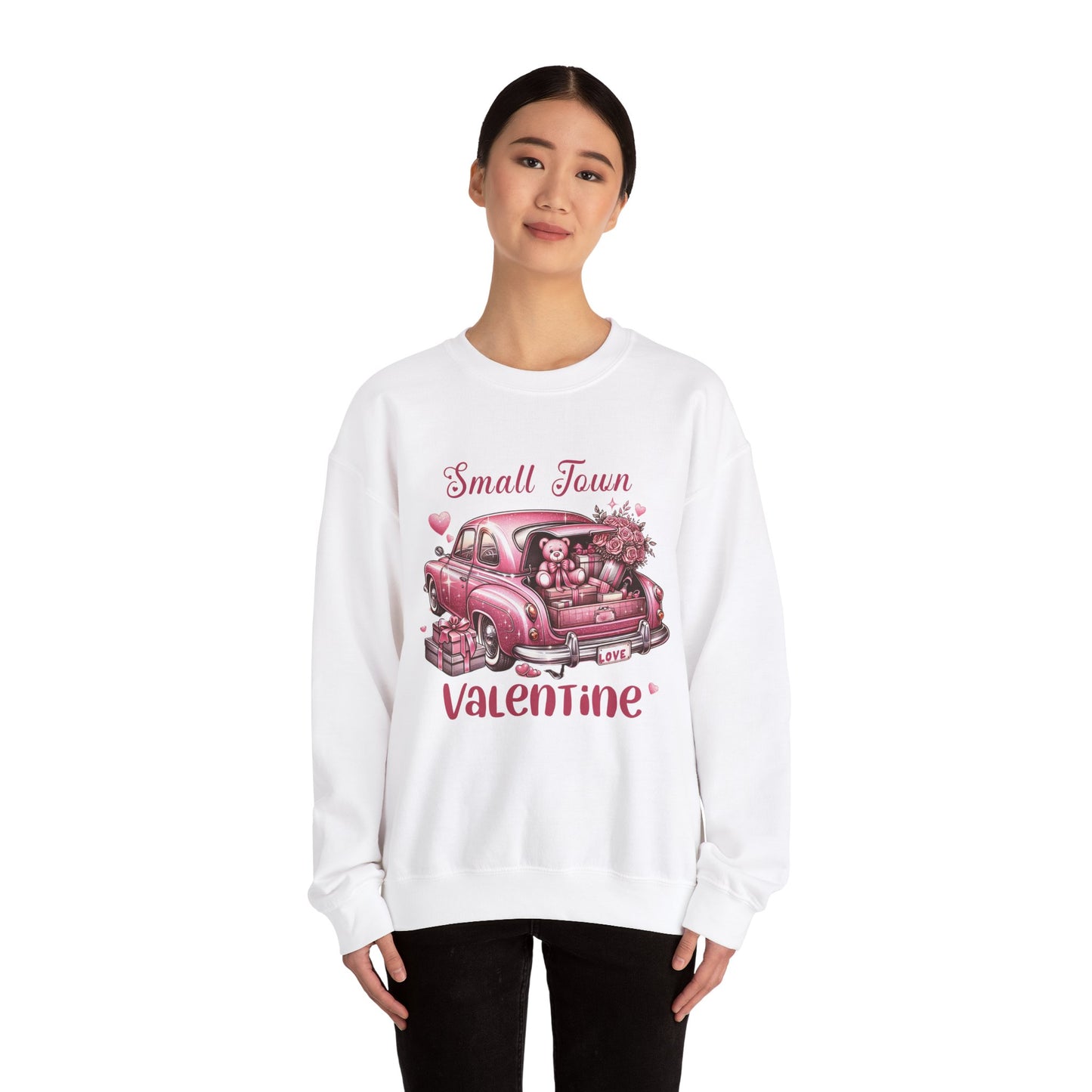 Small Town Valentine Unisex Heavy Blend™ Crewneck Sweatshirt