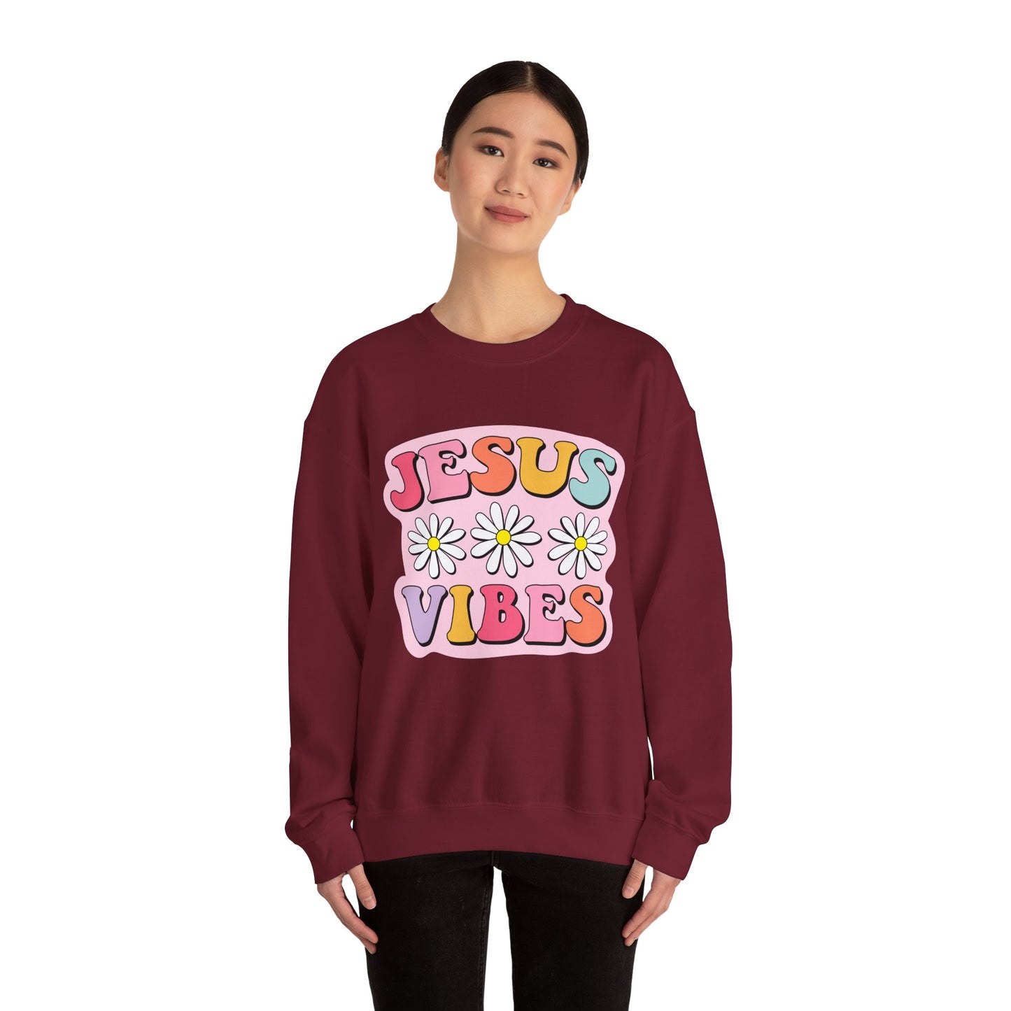 Jesus Vibes Unisex Heavy Blend™ Crewneck Sweatshirt