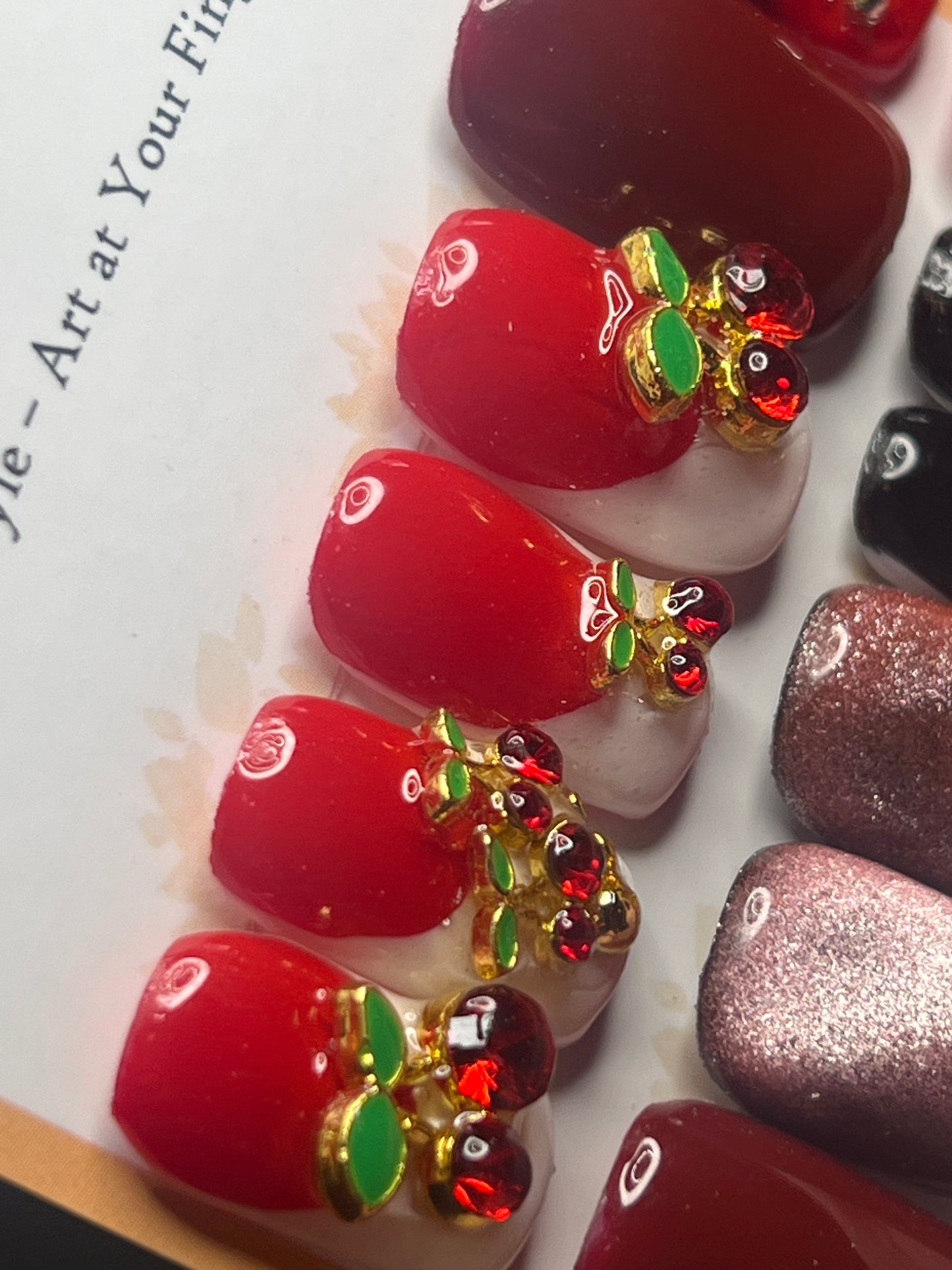 Cherry Delight. Short Square