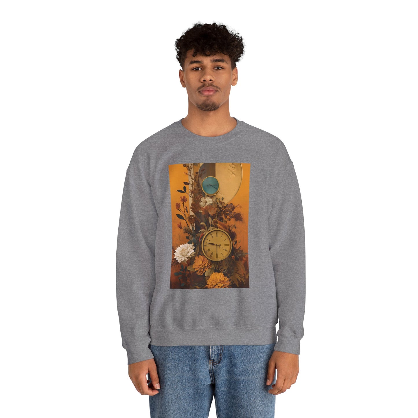 People, Time & Style: A Retro Journey Unisex Heavy Blend™ Crewneck Sweatshirt