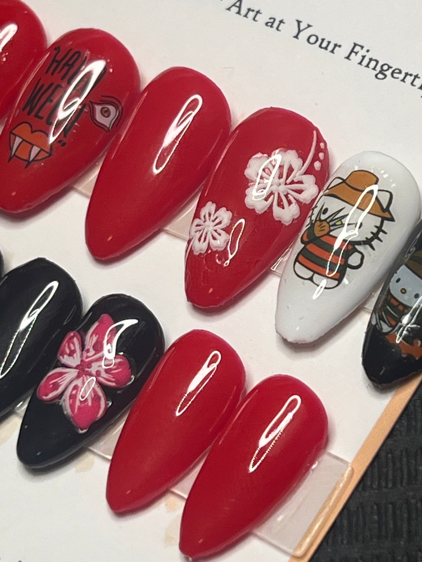 Elm Street's last brat. Short Almond