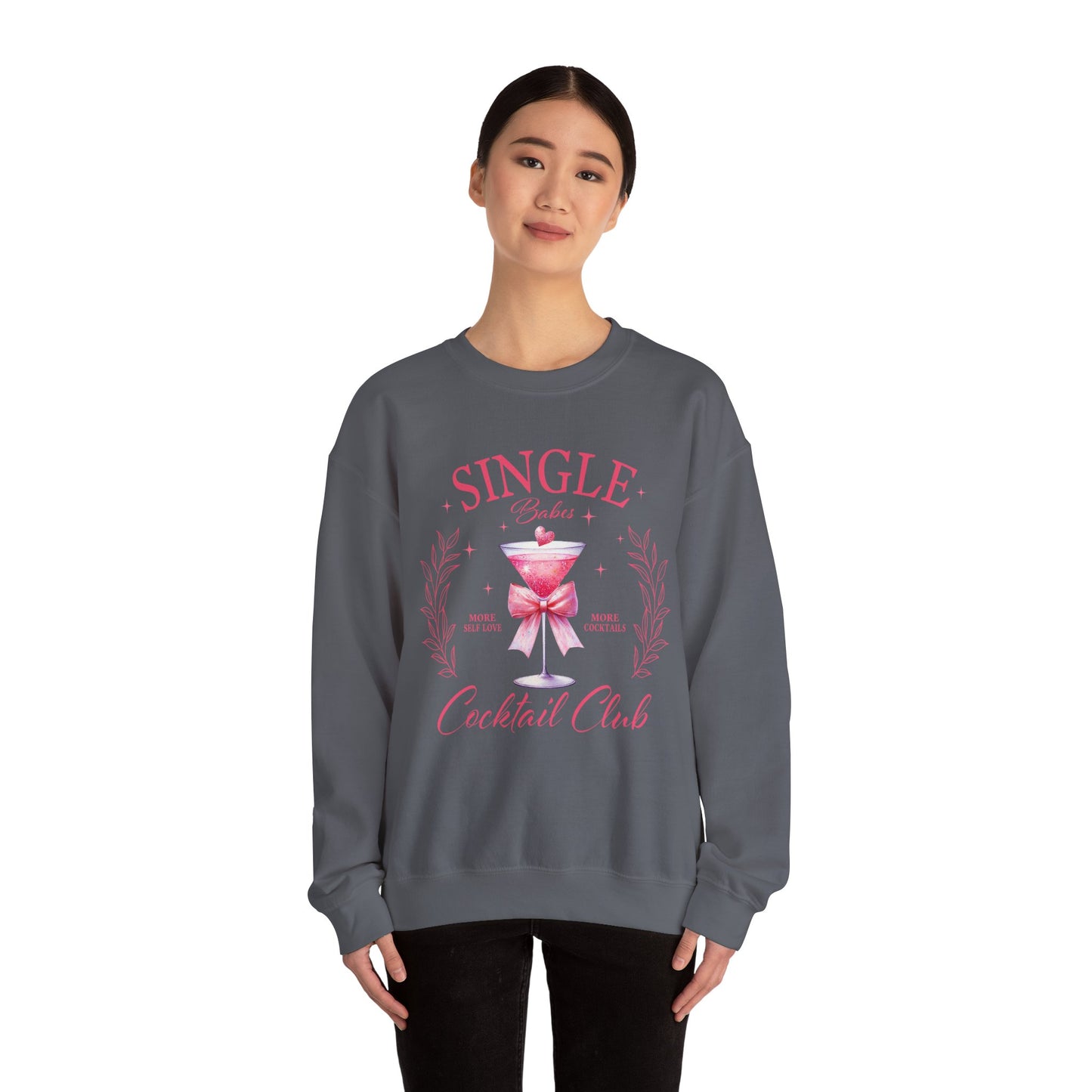 Single Babes Cocktail Club Unisex Heavy Blend™ Crewneck Sweatshirt