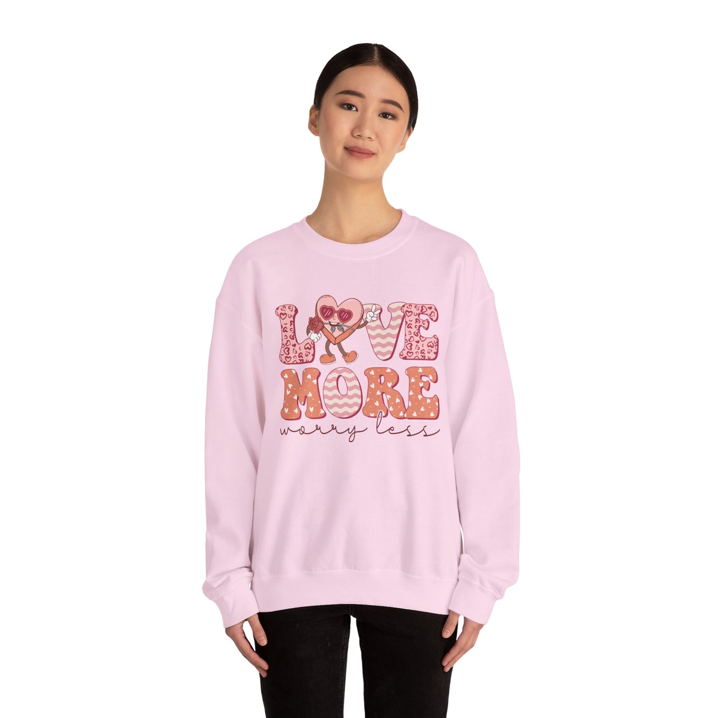 Love More Unisex Heavy Blend™ Crewneck Sweatshirt