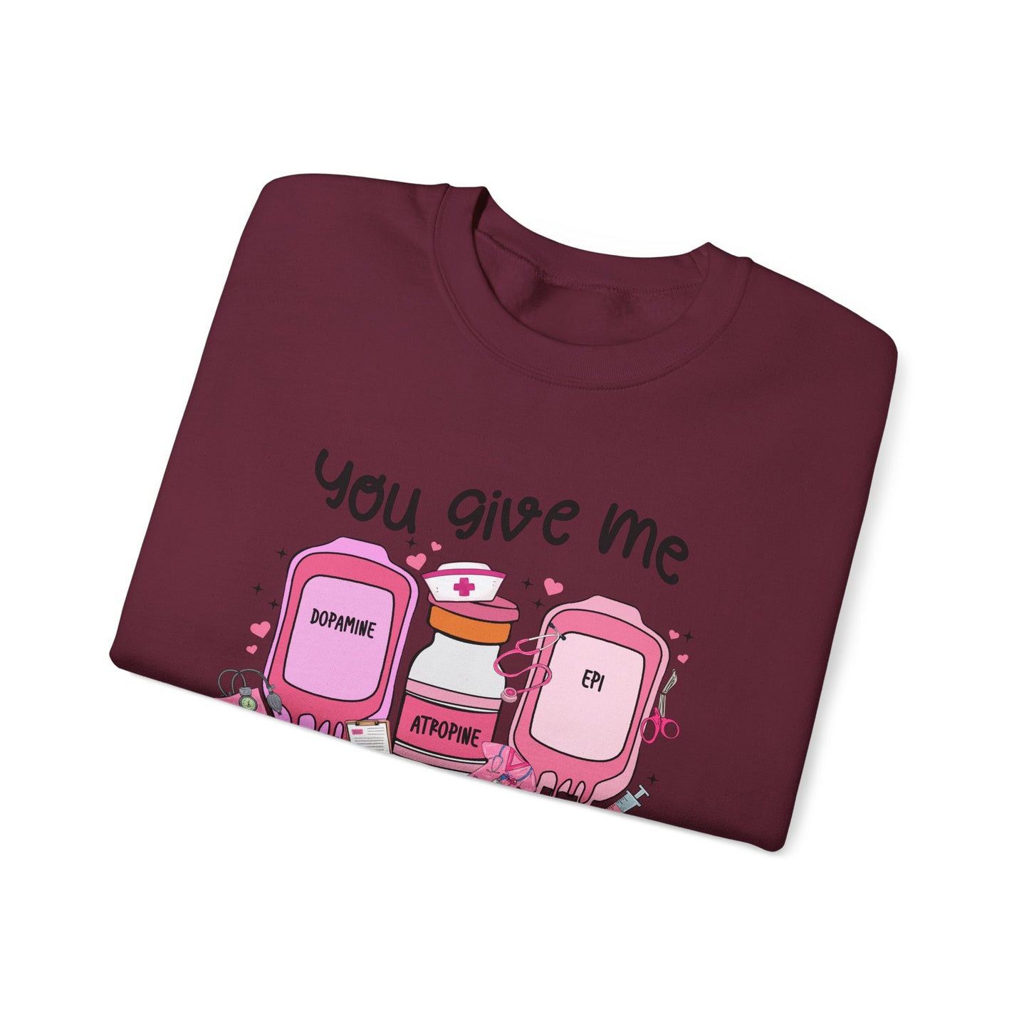 You Give Me Tachycardia Unisex Heavy Blend™ Crewneck Sweatshirt