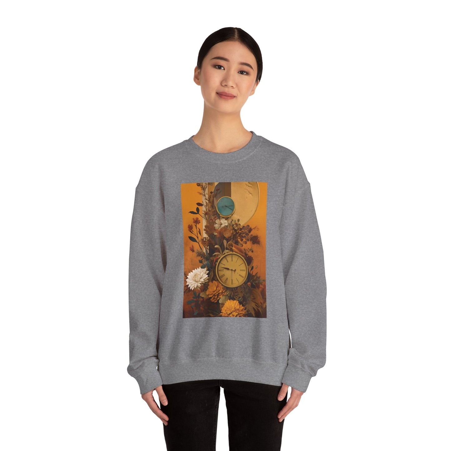 People, Time & Style: A Retro Journey Unisex Heavy Blend™ Crewneck Sweatshirt