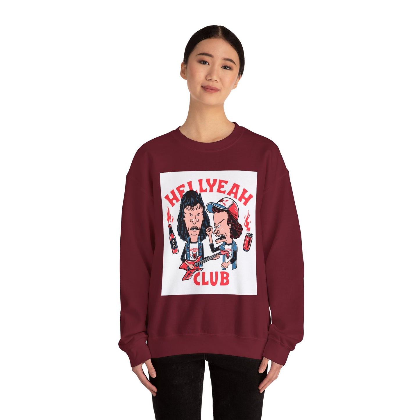 Hell Yeah Club Unisex Heavy Blend™ Crewneck Sweatshirt