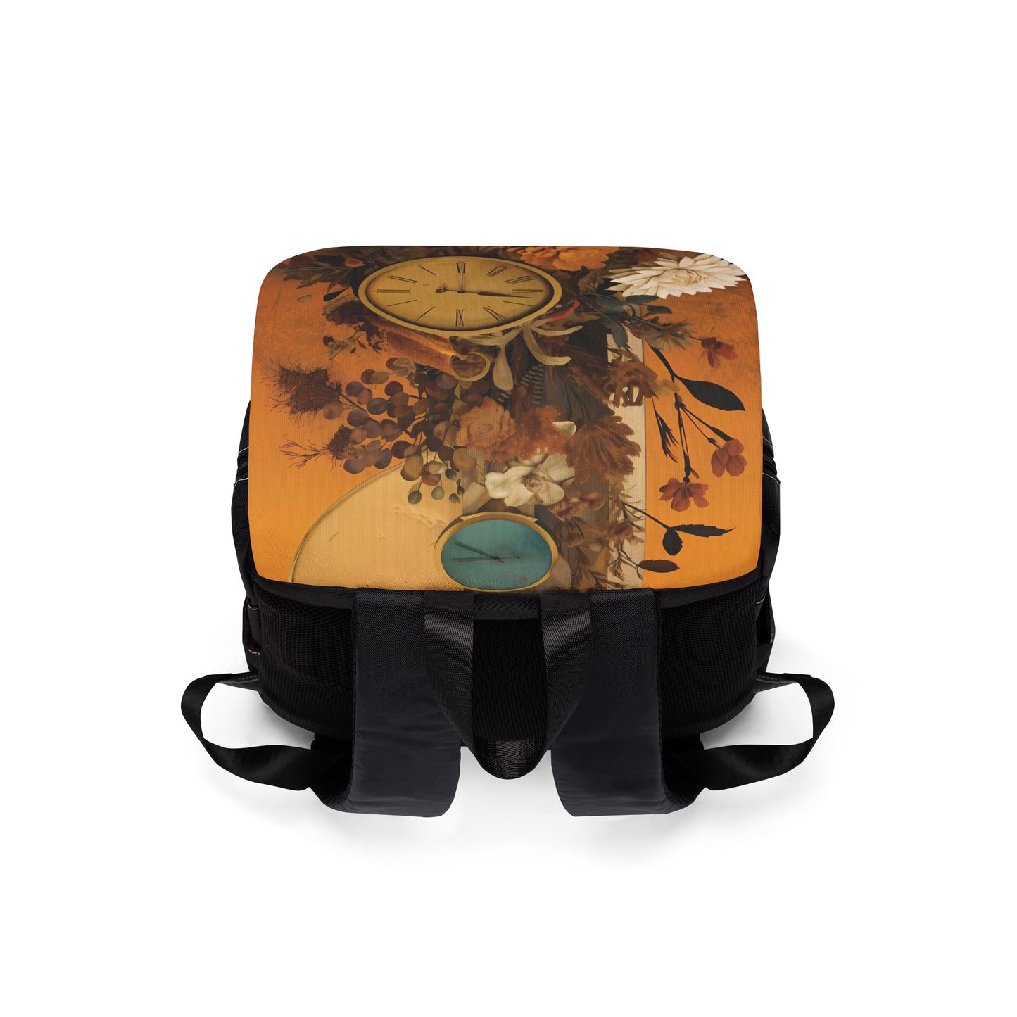 People, Time & Style: A Retro Journey Unisex Casual Shoulder Backpack