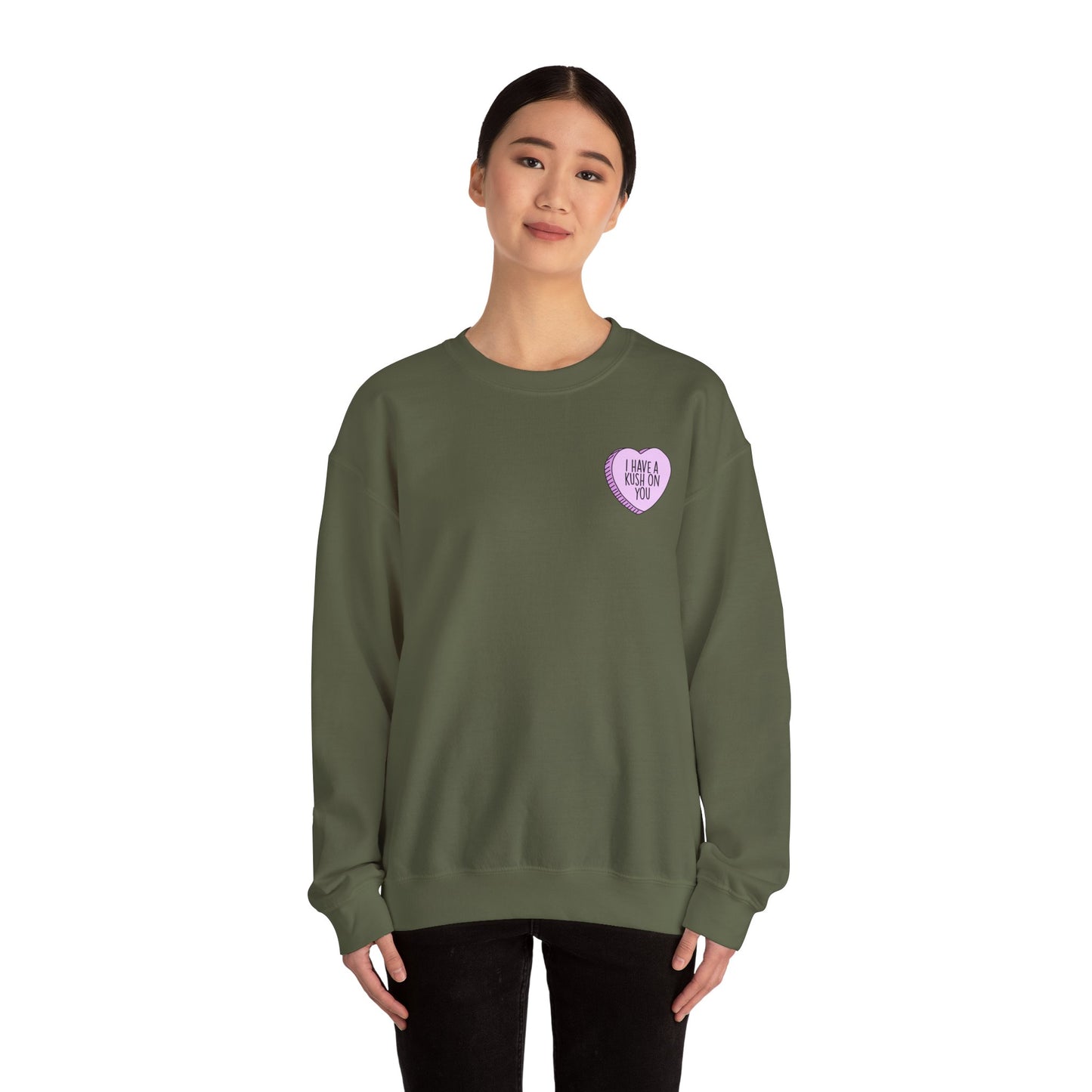 I Have a KUSH on You Unisex Heavy Blend™ Crewneck Sweatshirt