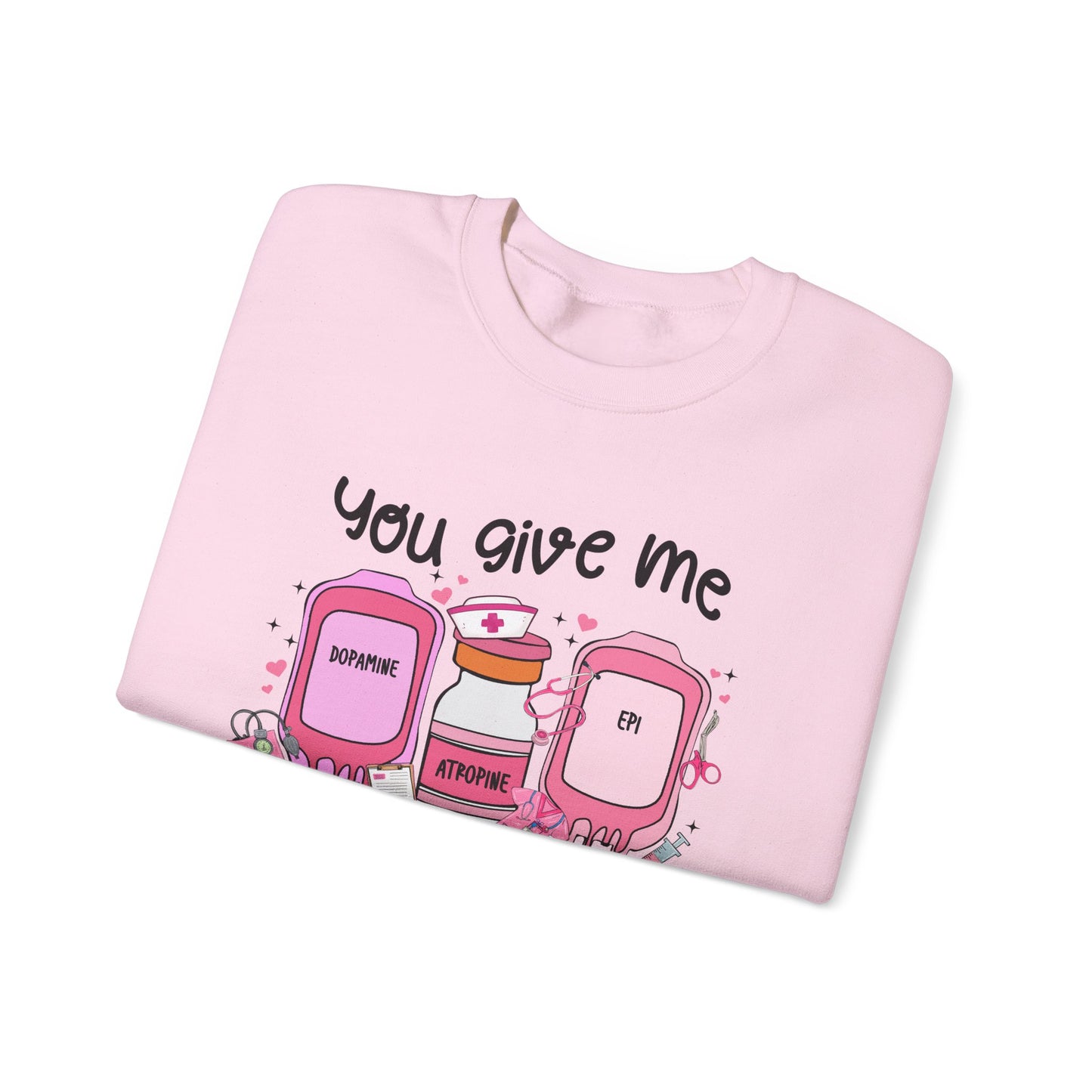 You Give Me Tachycardia Unisex Heavy Blend™ Crewneck Sweatshirt