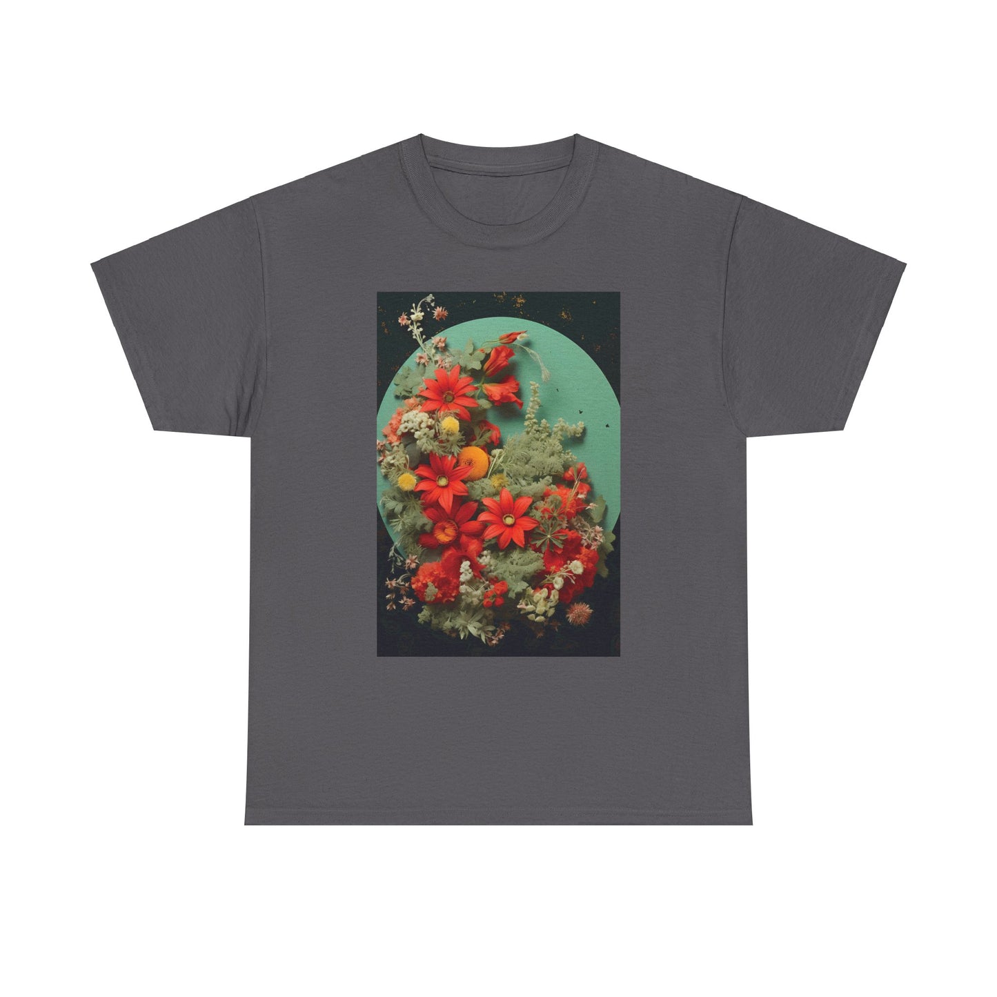 Flower Garden Unisex Heavy Cotton Tee