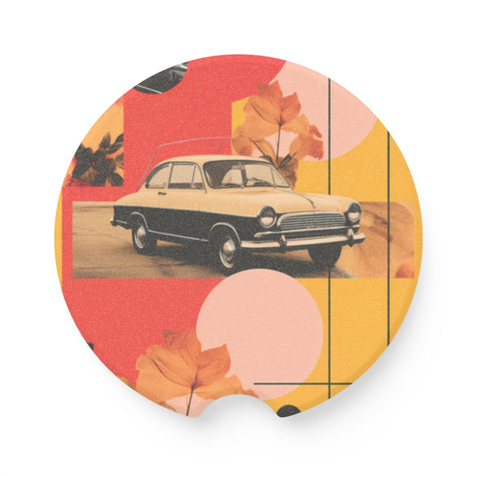 Wanderlust Wheels Soapstone Car Coaster