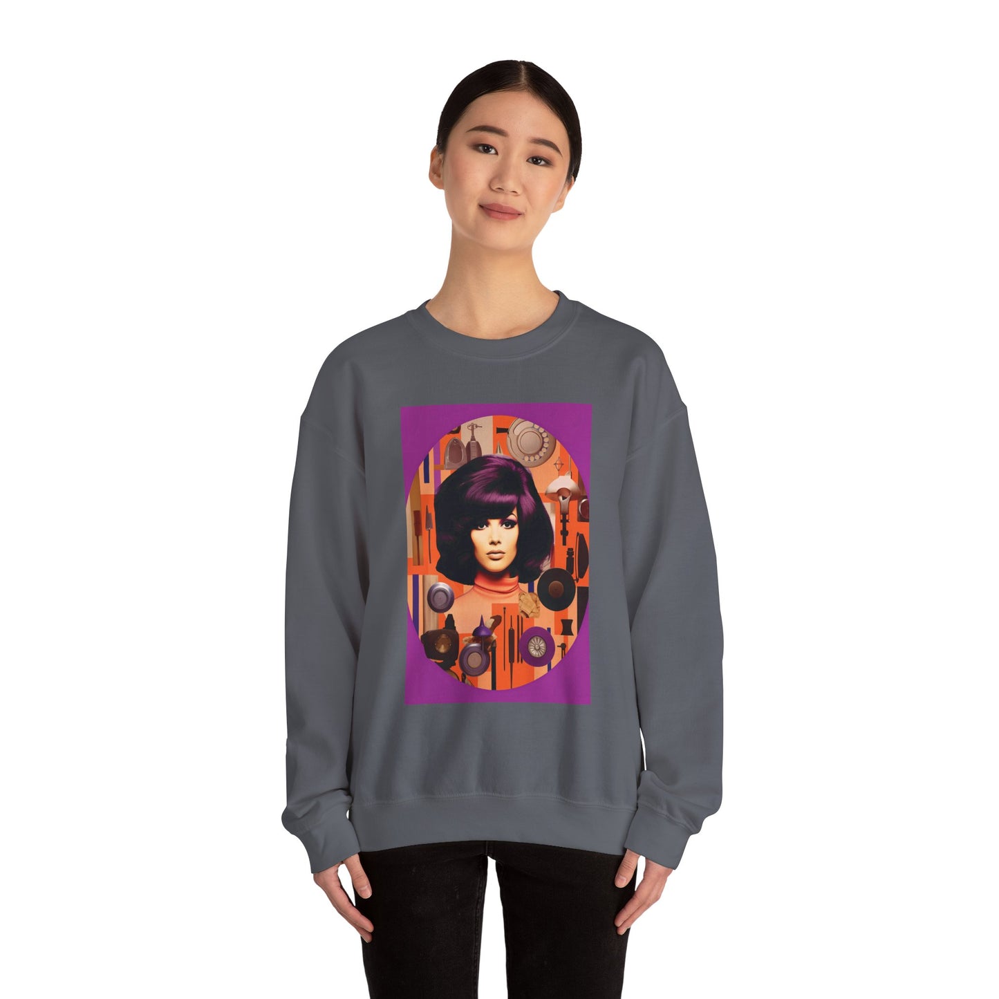 Purple Hue Unisex Heavy Blend™ Crewneck Sweatshirt