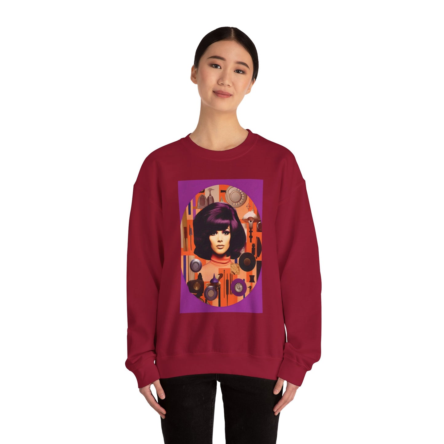 Purple Hue Unisex Heavy Blend™ Crewneck Sweatshirt