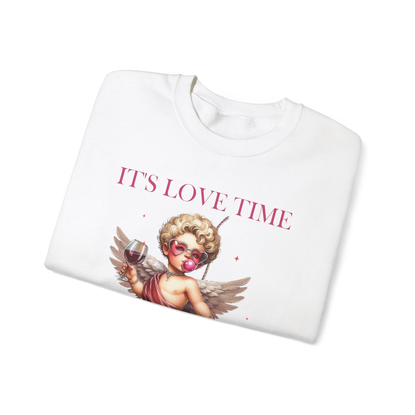 It’s Love Time Unisex Heavy Blend™ Crewneck Sweatshirt