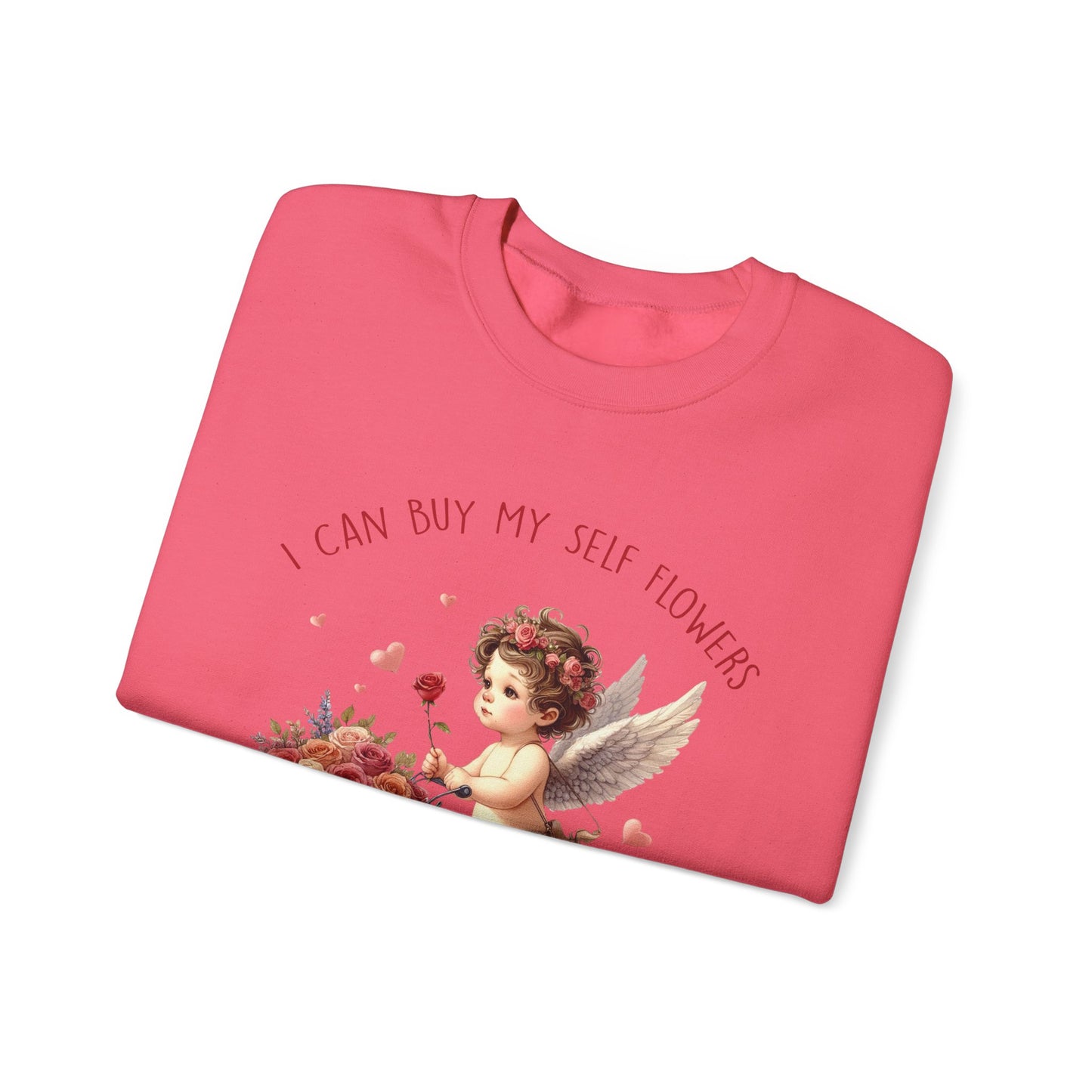 I Can Buy Myself Flowers Unisex Heavy Blend™ Crewneck Sweatshirt