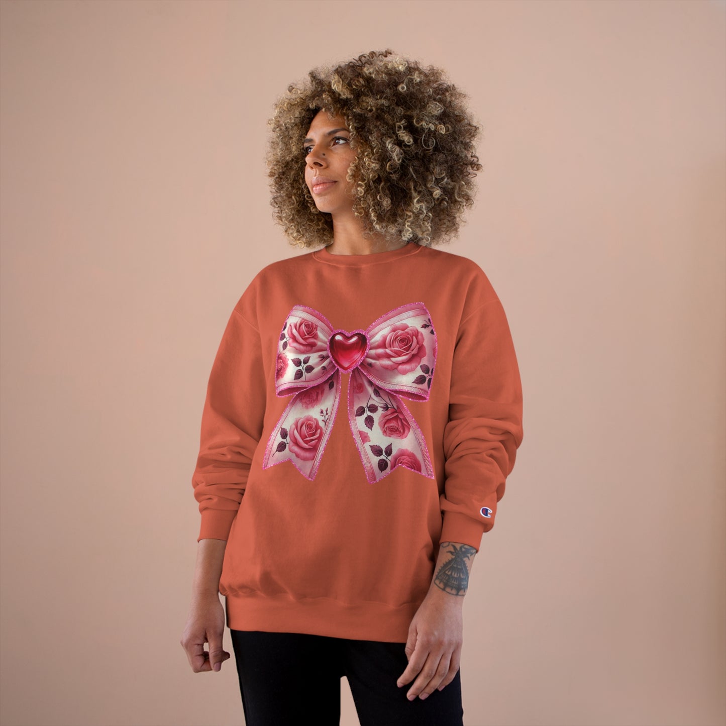 Boujee Big Bow Champion Sweatshirt