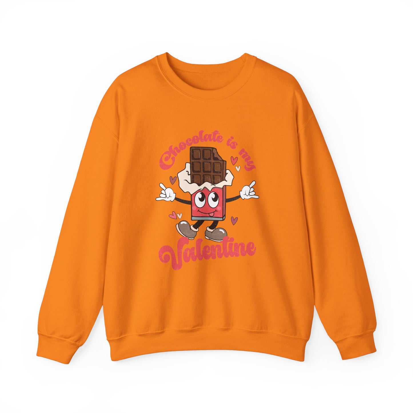 Chocolate is My Valentine Unisex Heavy Blend™ Crewneck Sweatshirt