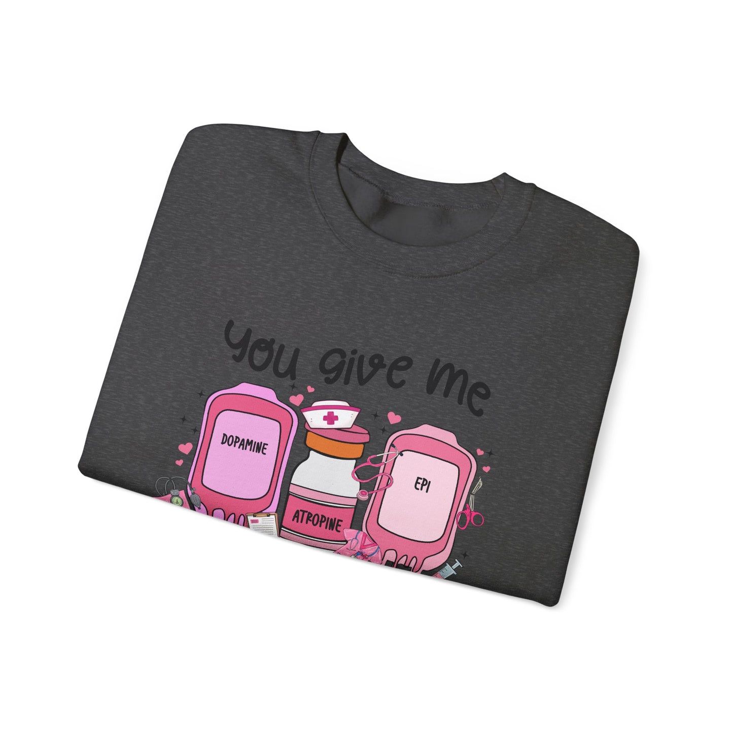 You Give Me Tachycardia Unisex Heavy Blend™ Crewneck Sweatshirt