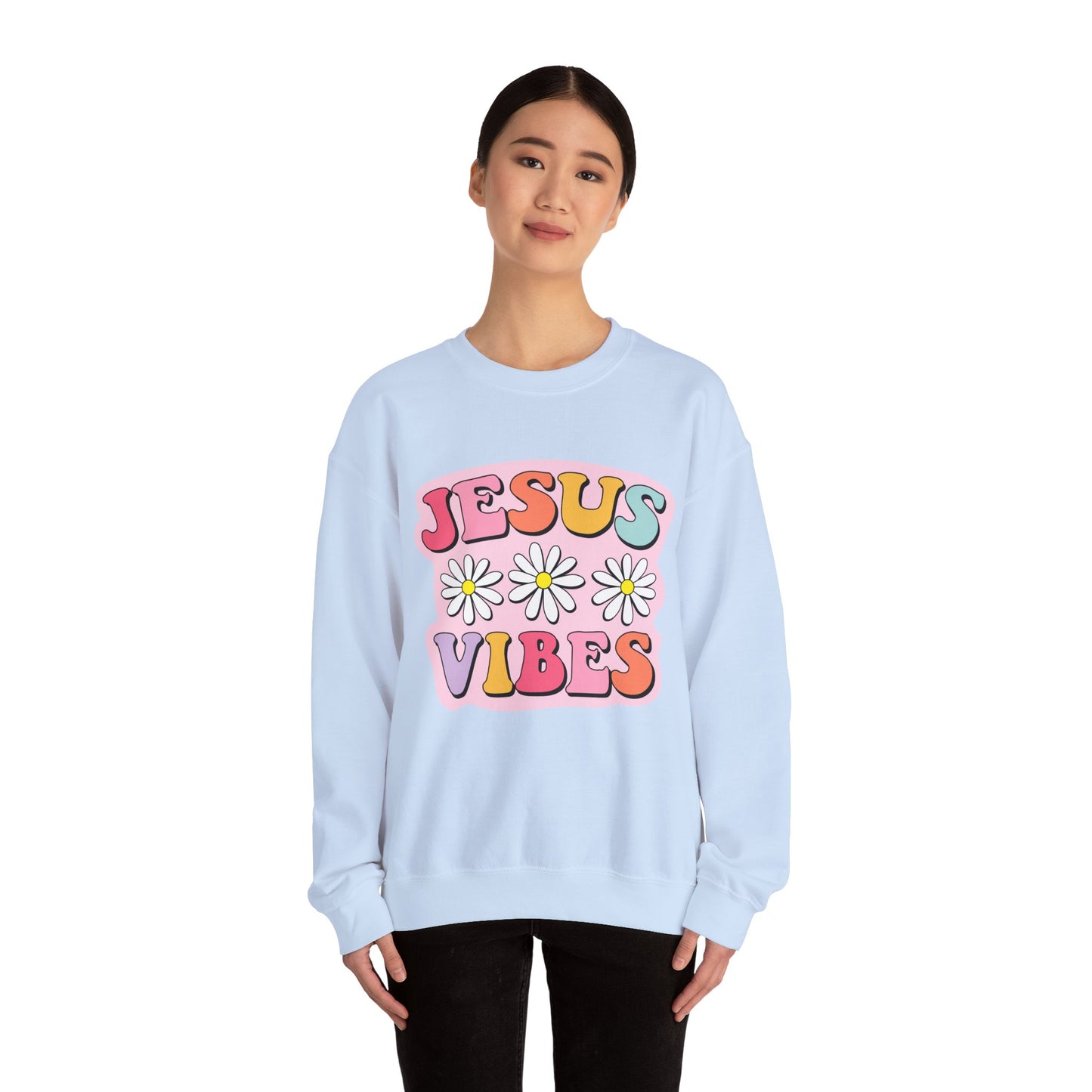 Jesus Vibes Unisex Heavy Blend™ Crewneck Sweatshirt