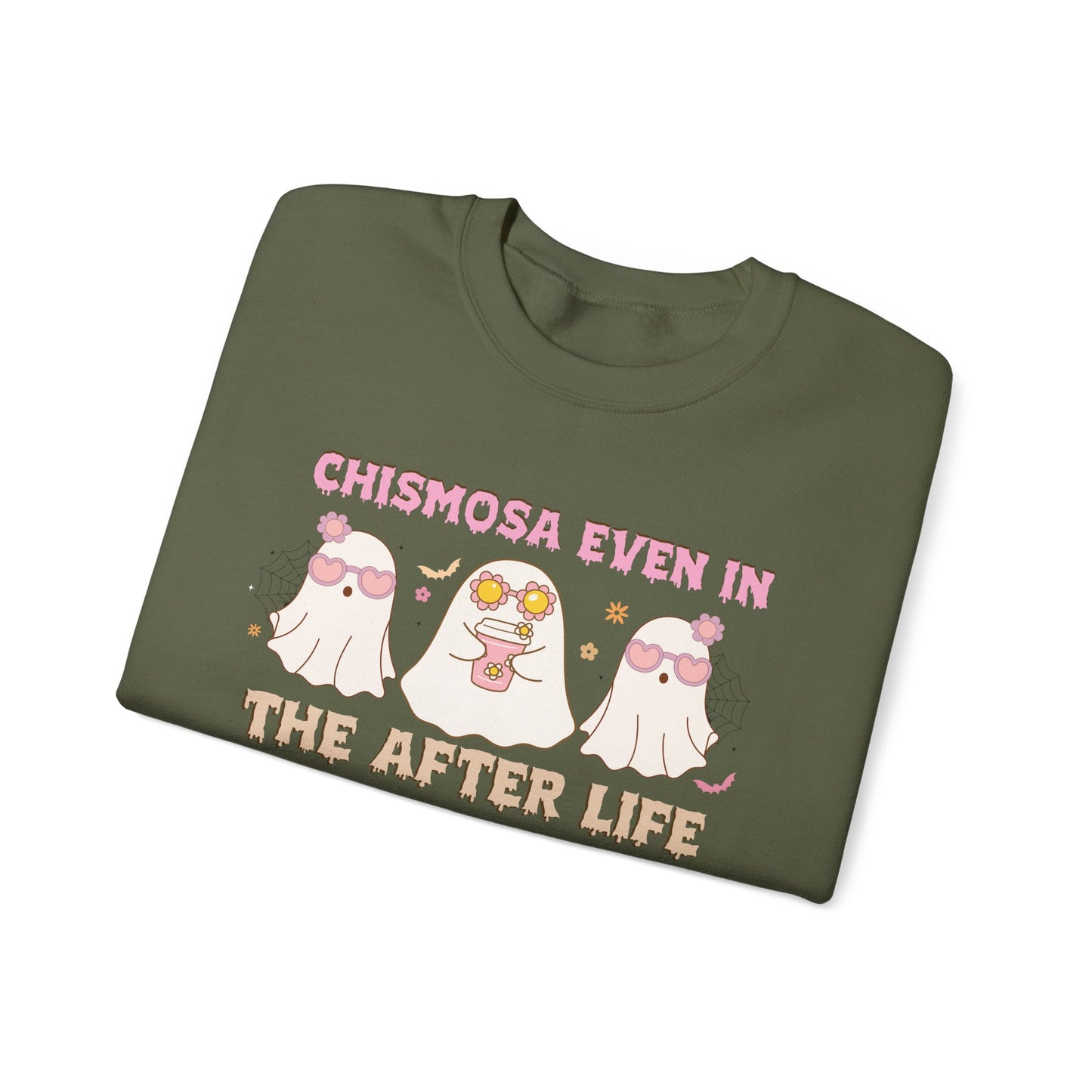 Chismosa In The After Life Unisex Heavy Blend™ Crewneck Sweatshirt