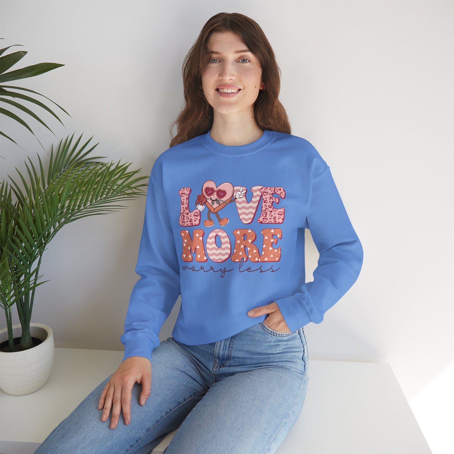 Love More Unisex Heavy Blend™ Crewneck Sweatshirt