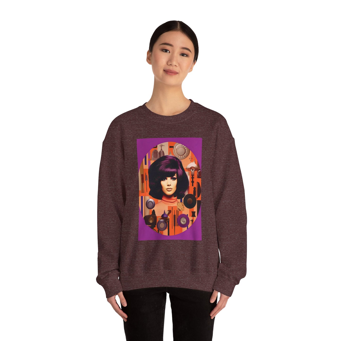 Purple Hue Unisex Heavy Blend™ Crewneck Sweatshirt