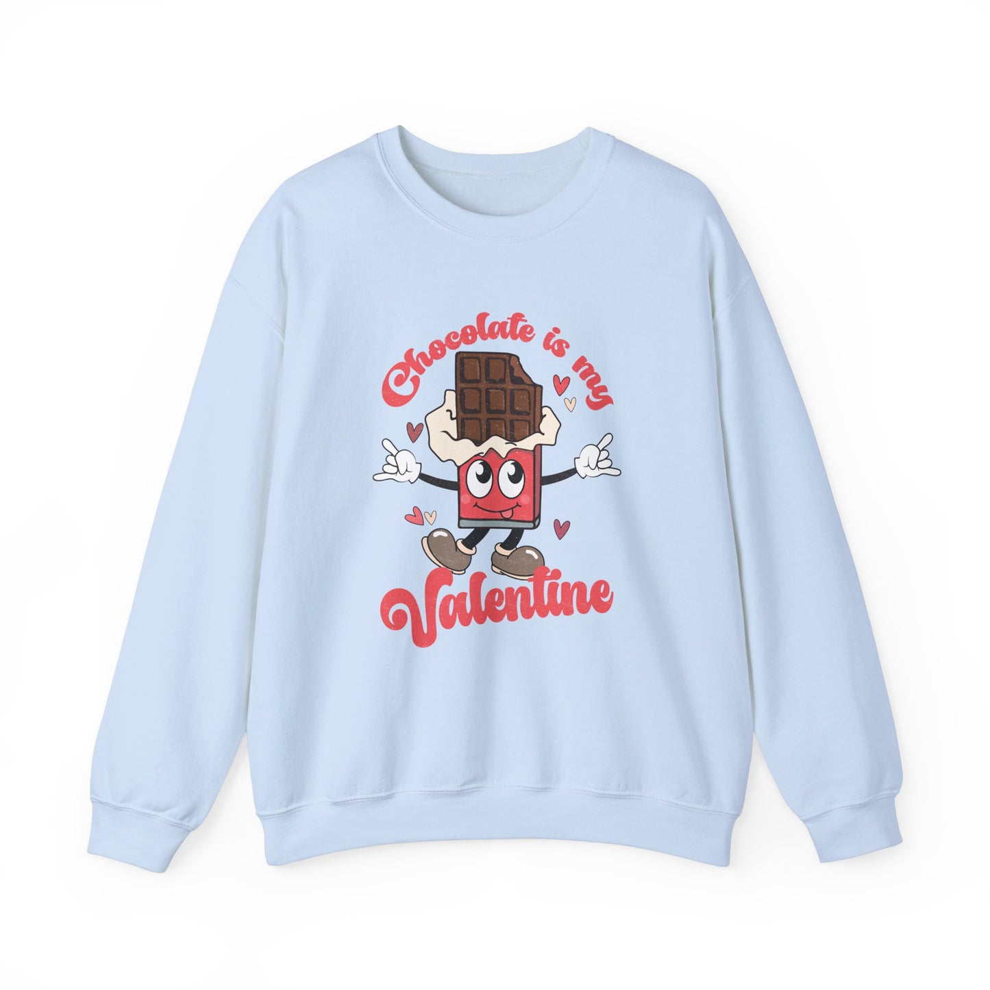 Chocolate is My Valentine Unisex Heavy Blend™ Crewneck Sweatshirt